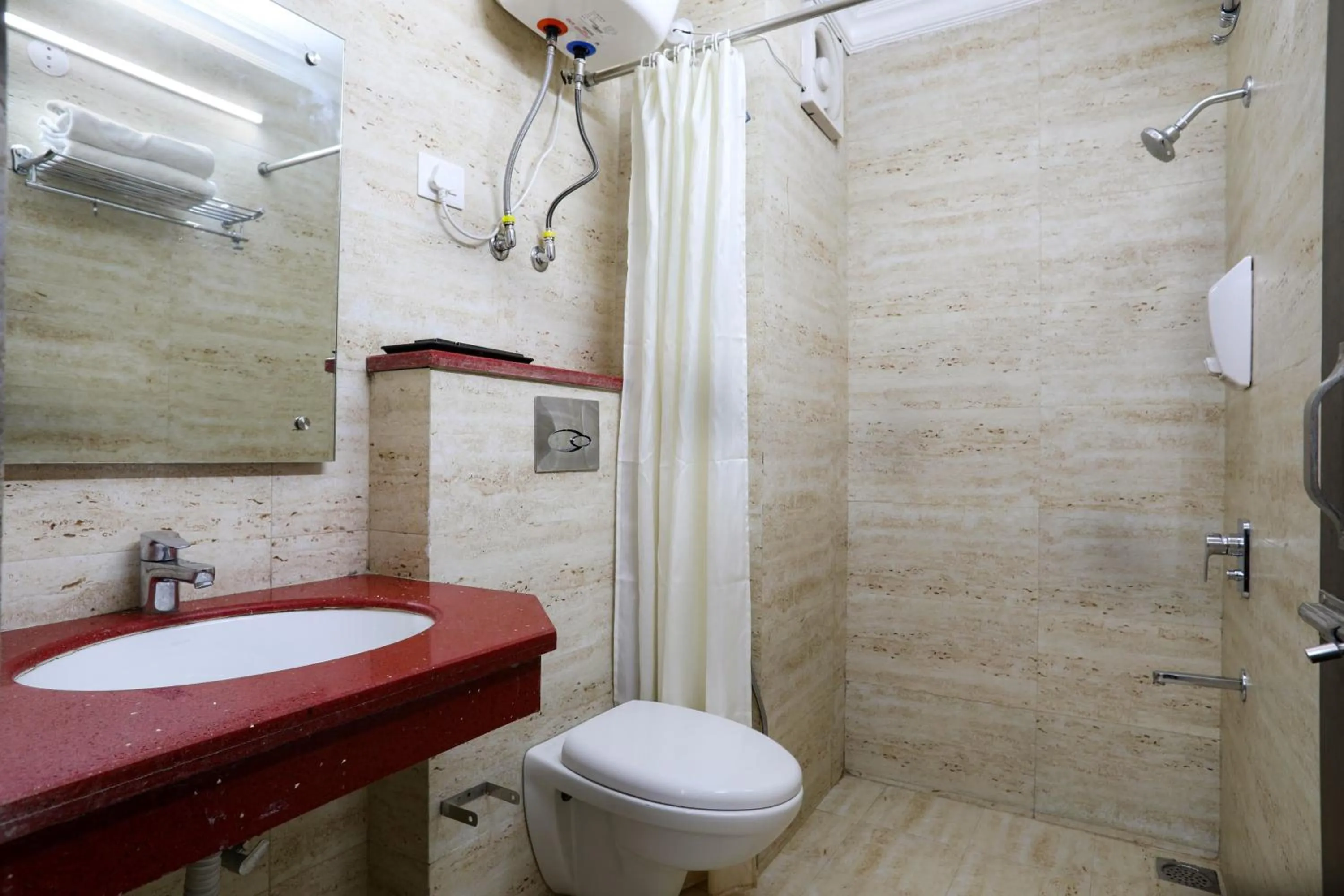 Shower in The Mountain Quail