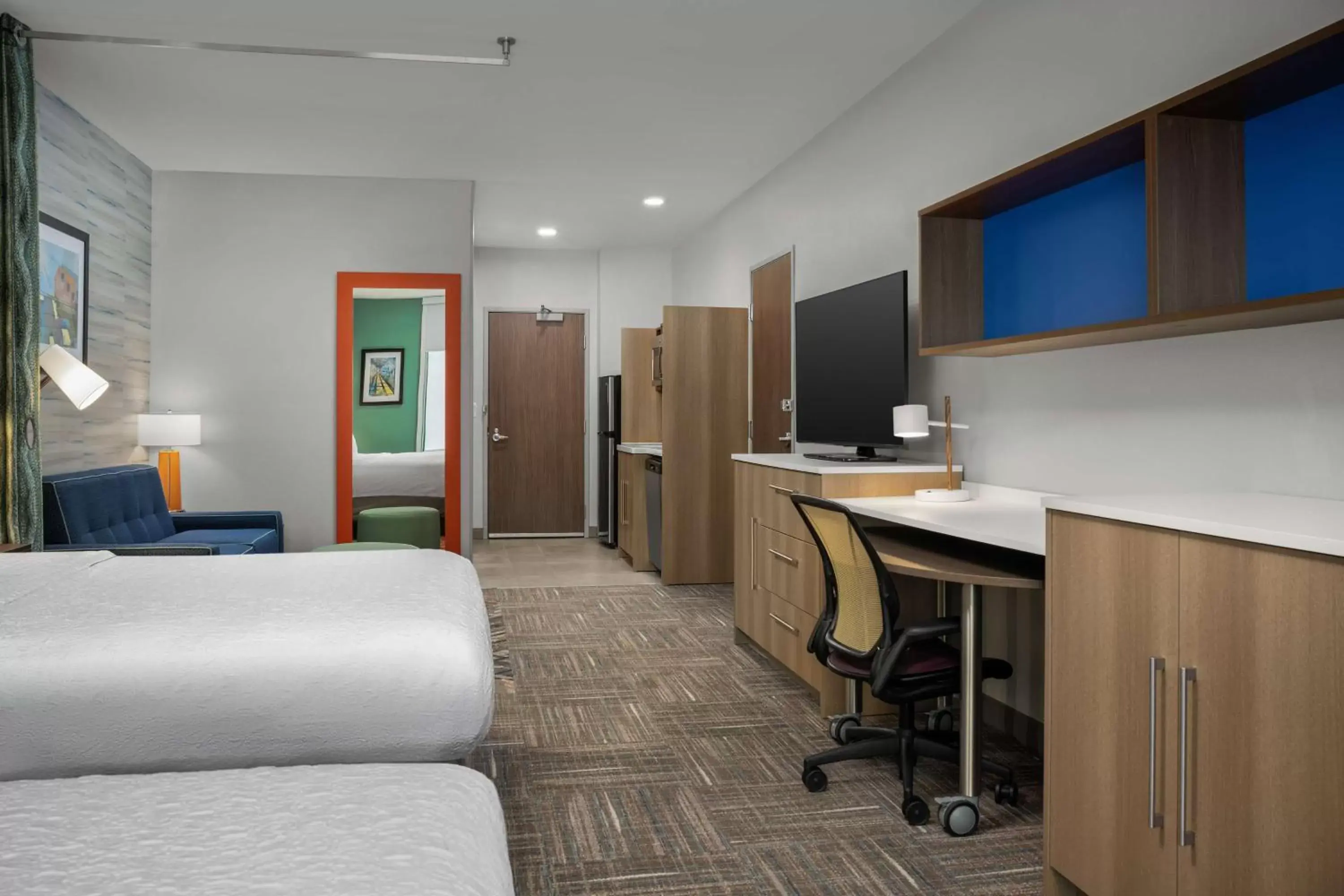 Studio Suite with Two Queen Beds in Home2 Suites By Hilton Cullman Studio Suite with Two Queen Beds in Home2 Suites By Hilton Cullman