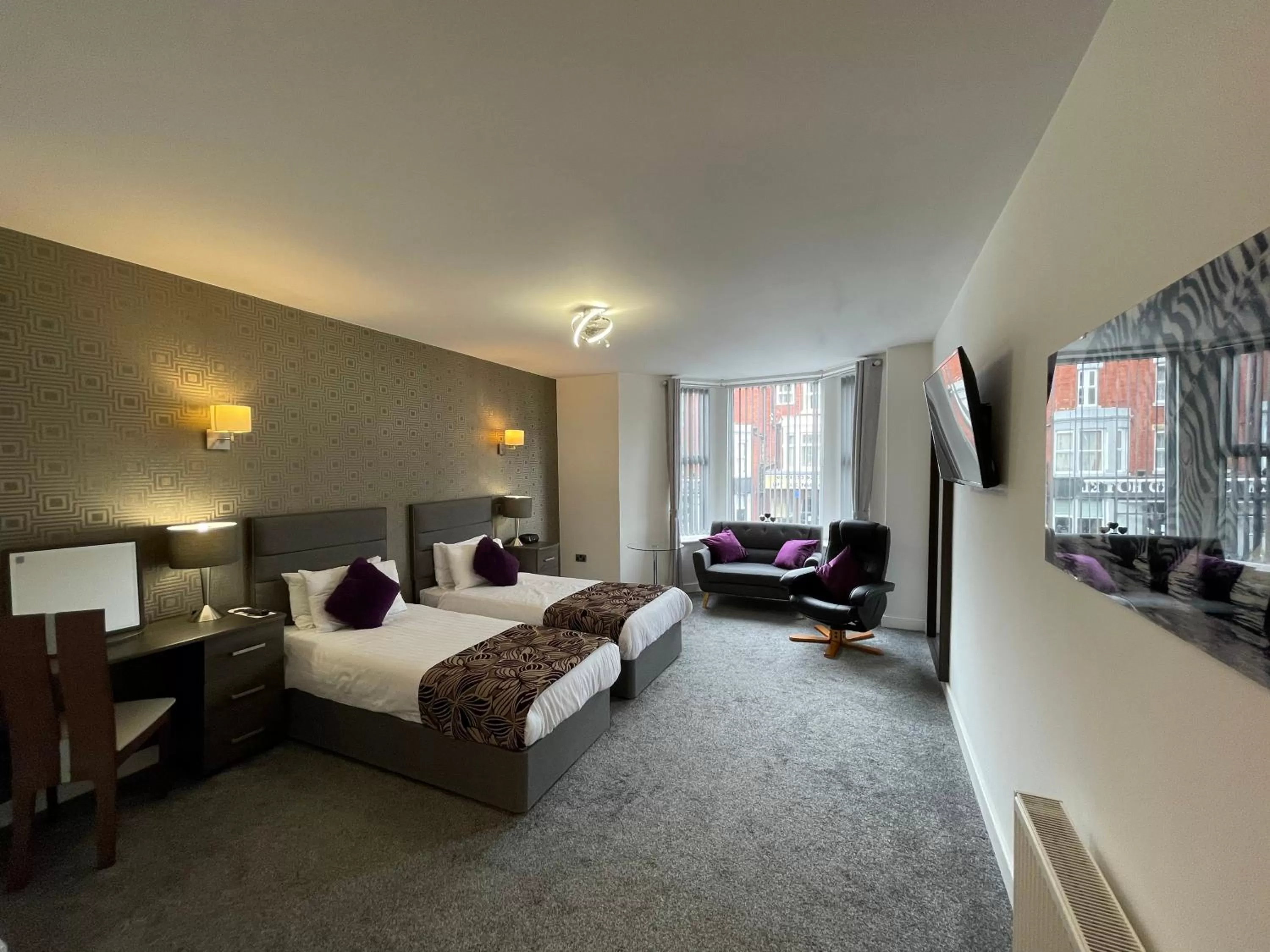 Bedroom, Bed in Ruskin Hotel