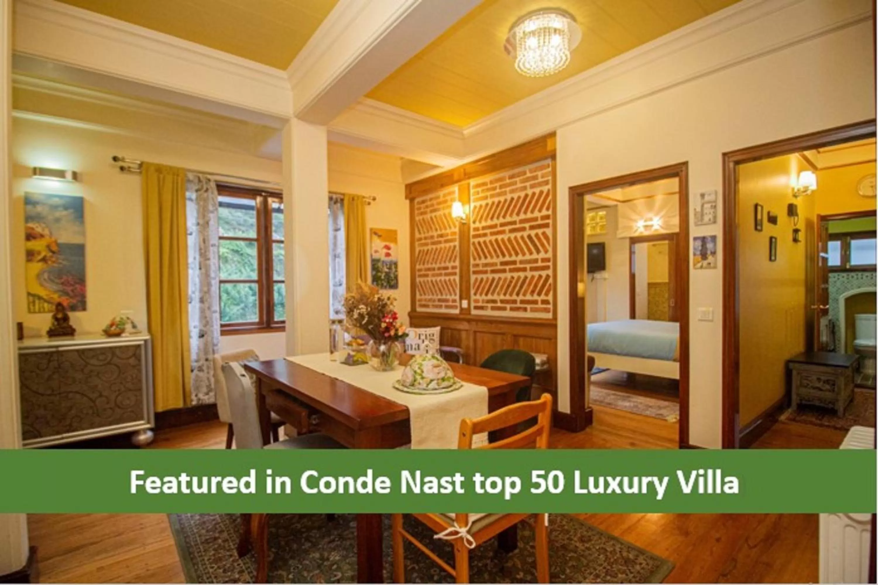 Living room in Amritara Luxury Villa Tosca, Gangtok