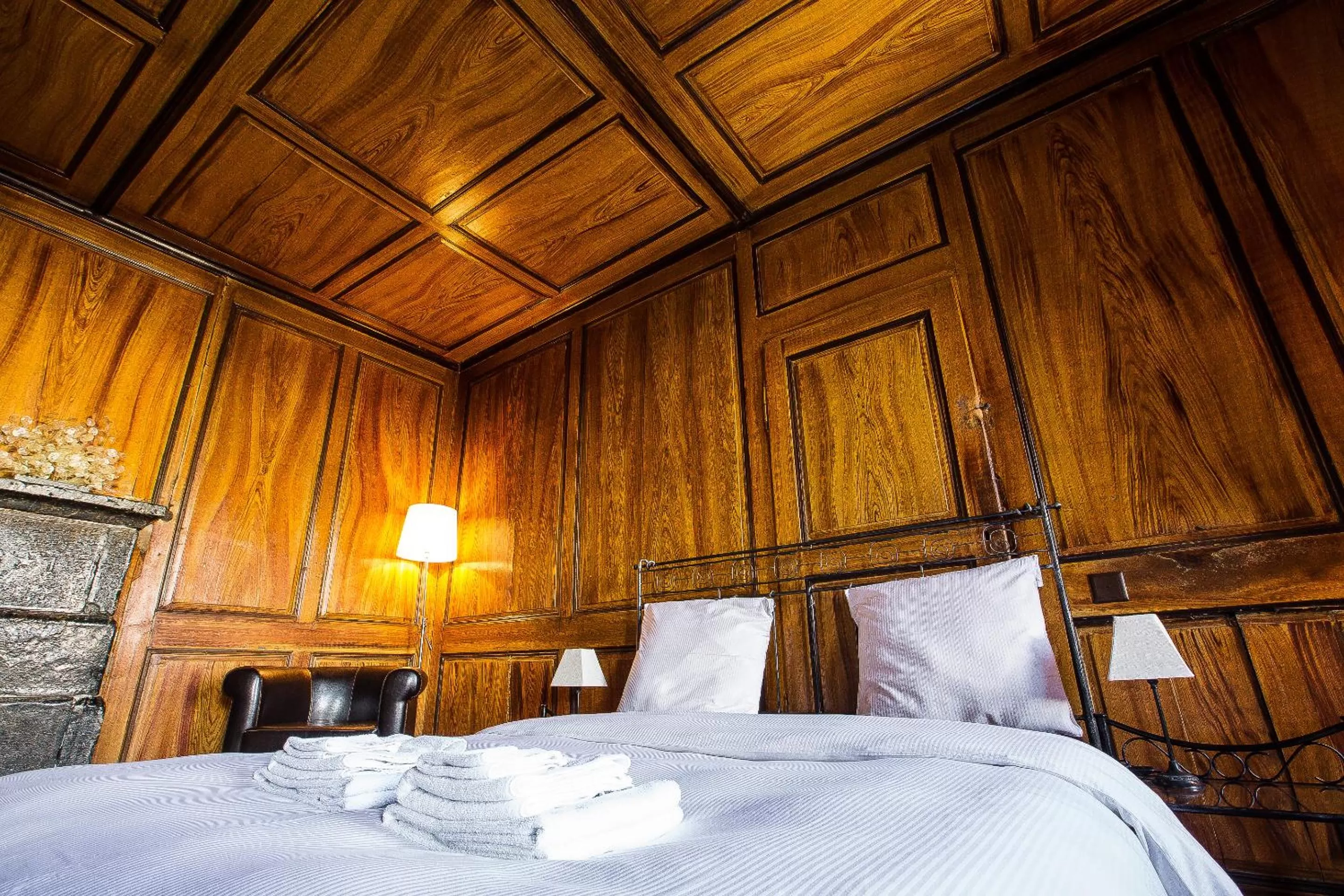 Decorative detail, Bed in La Grande Maison