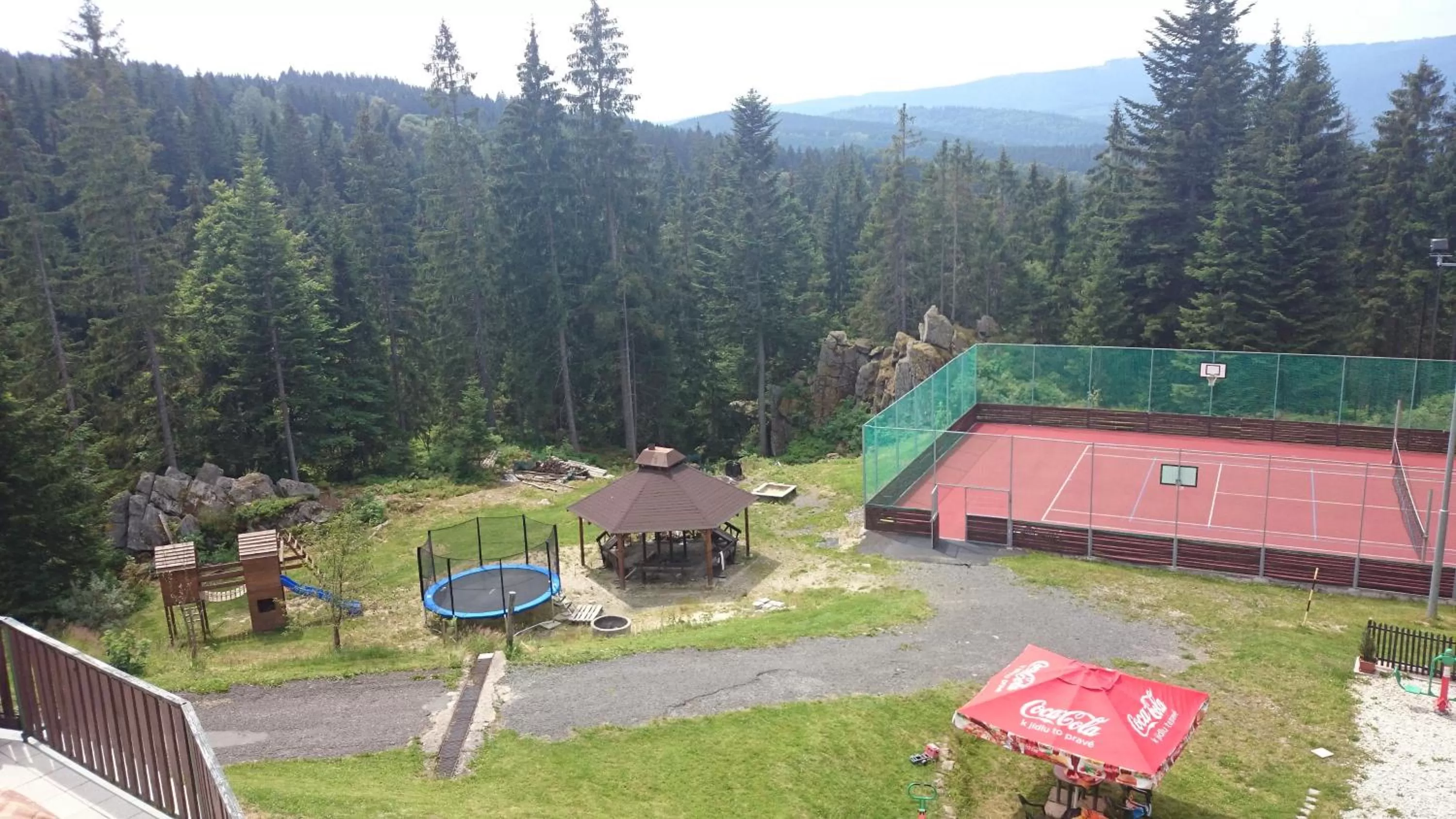 Tennis court in Hotel Gradl