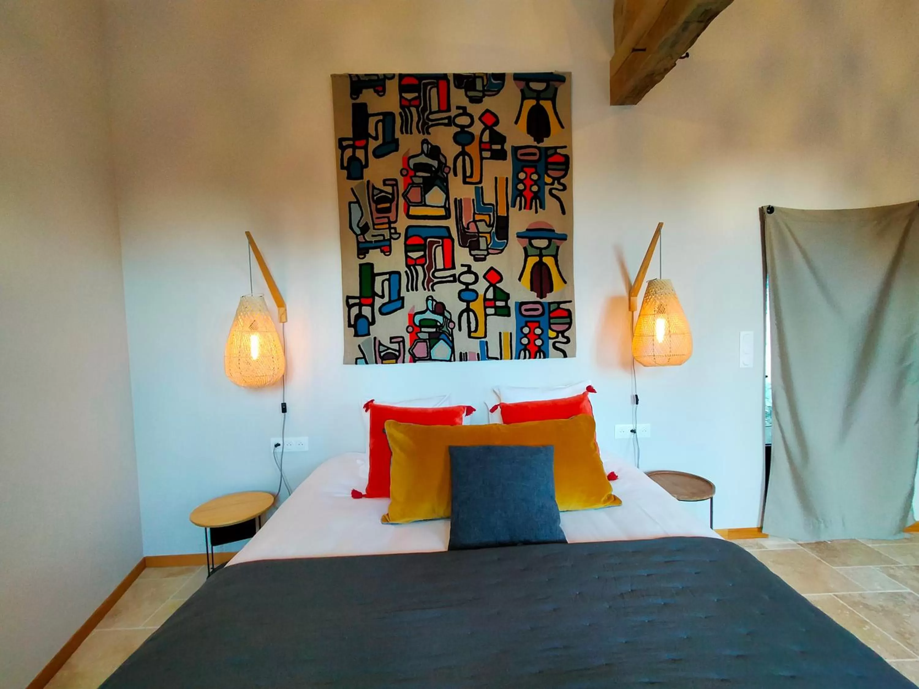 Triple Room with Terrace in Une escale en Berry