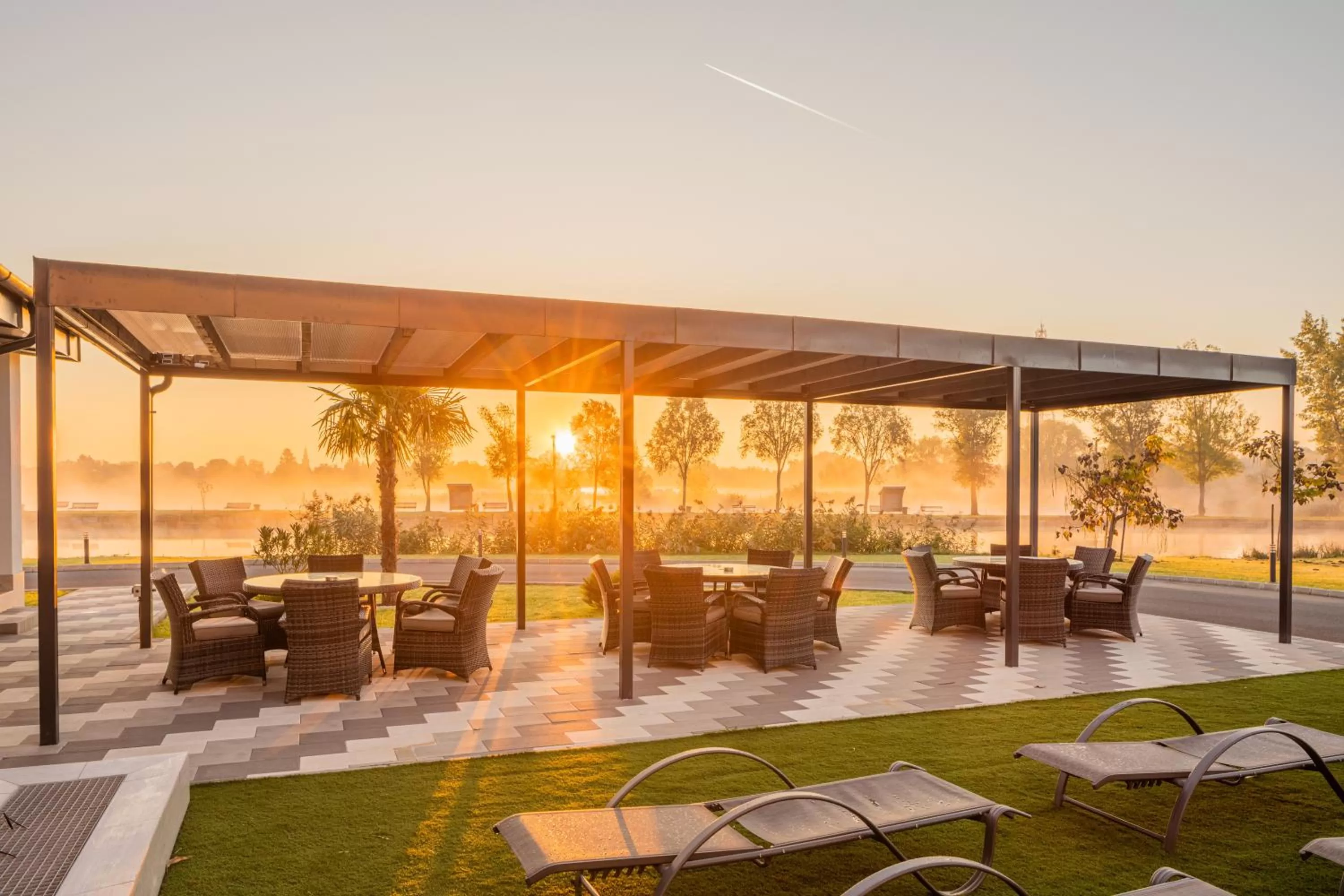 Patio in Sziget Hotel