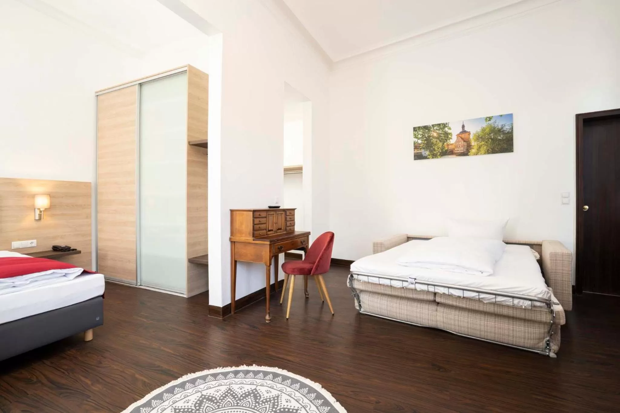 Bed in Hotel National