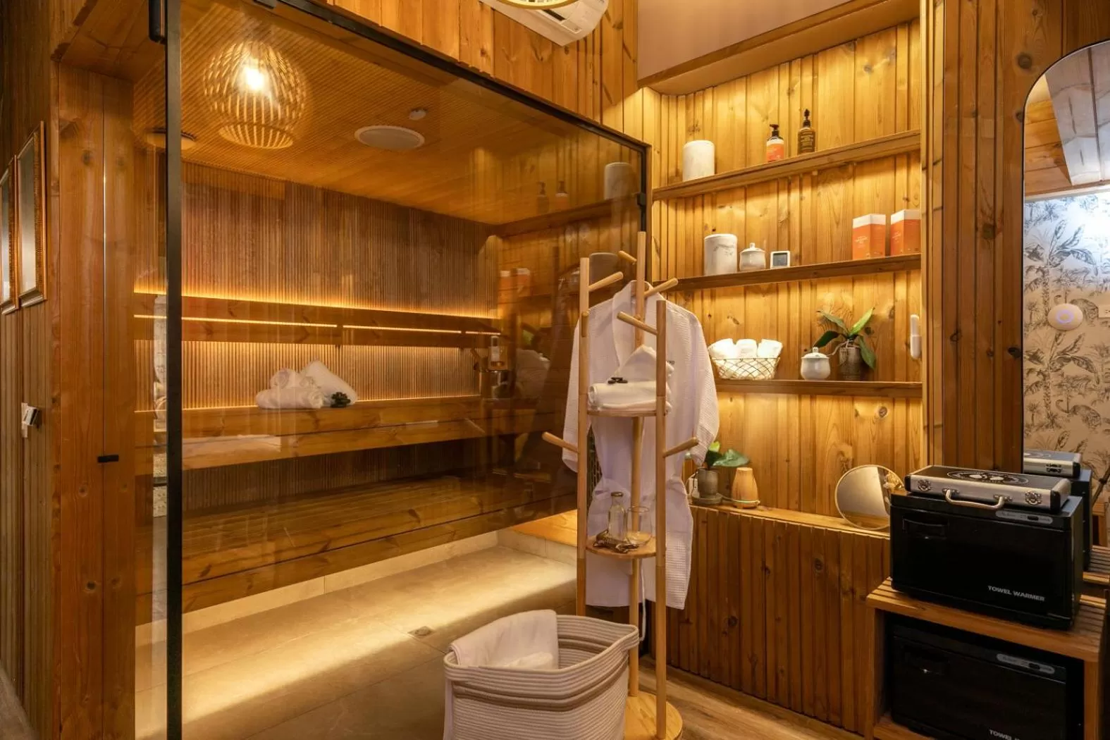 Sauna in Celestino Boutique Hotel
