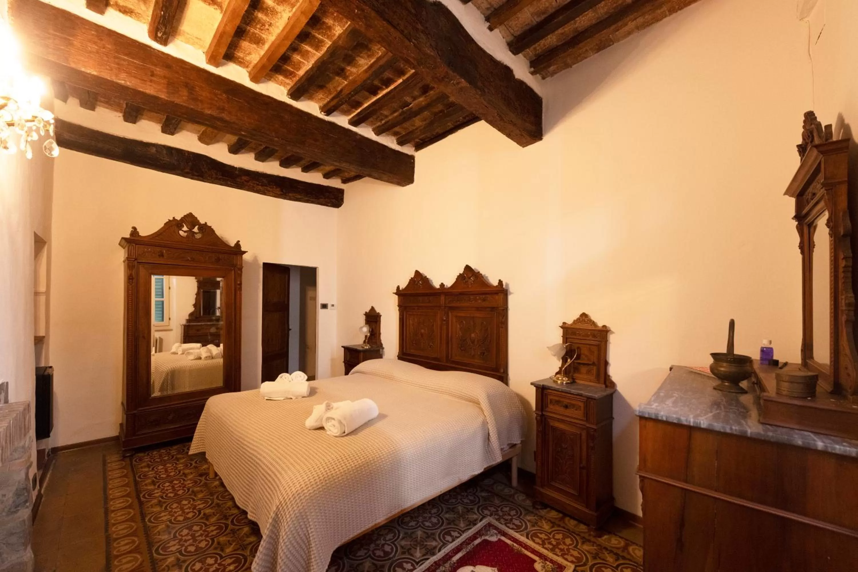 Bed in IL PALAZZO DEL CARDINALE