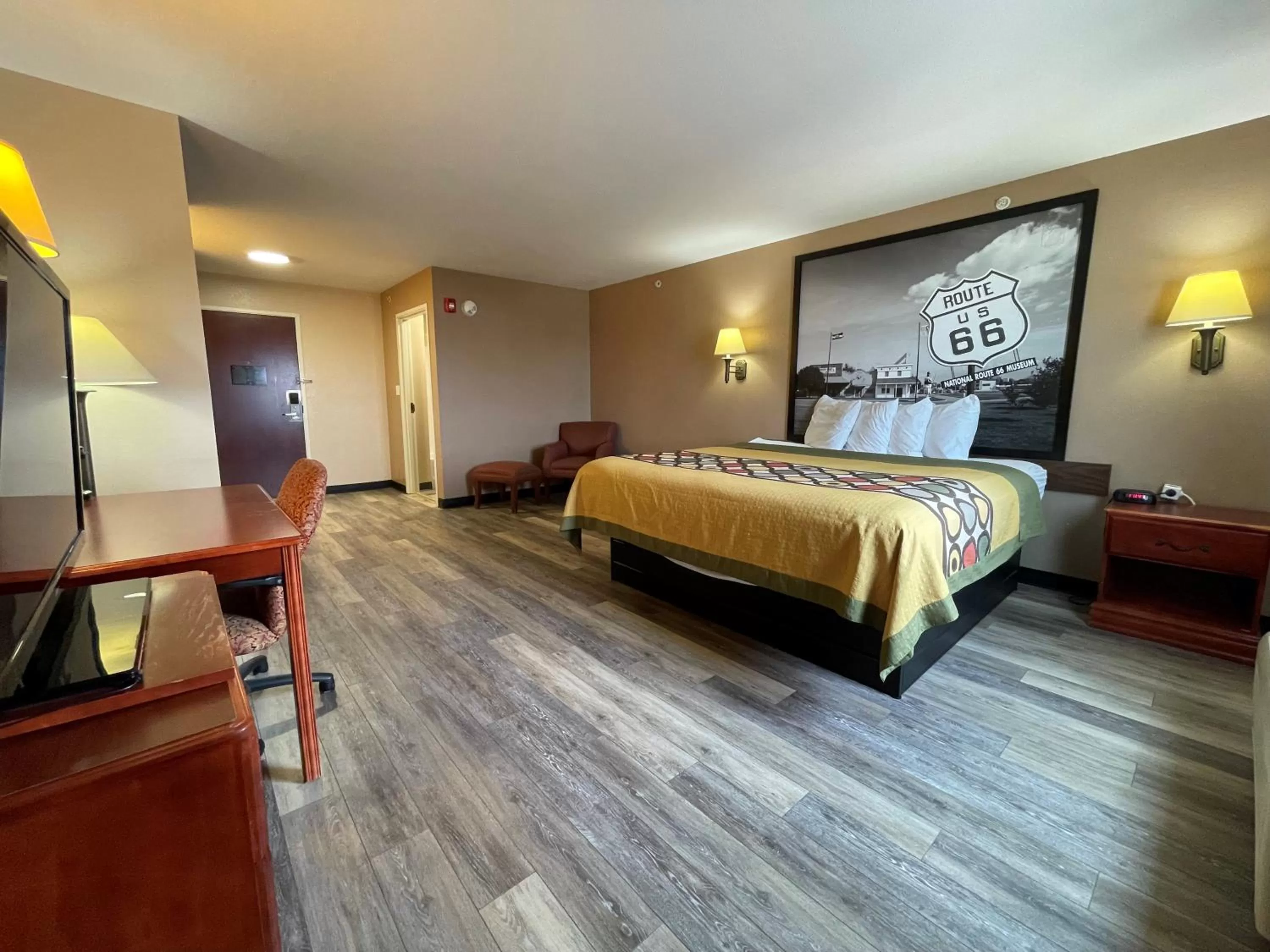 Bed in Super 8 by Wyndham Rolla