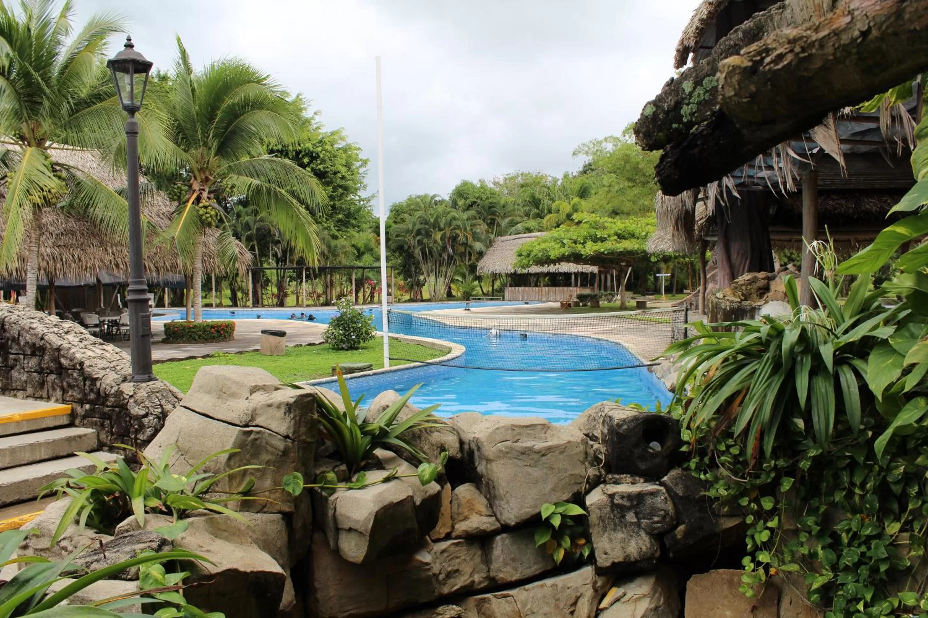 Swimming pool in Amatique Bay Hotel