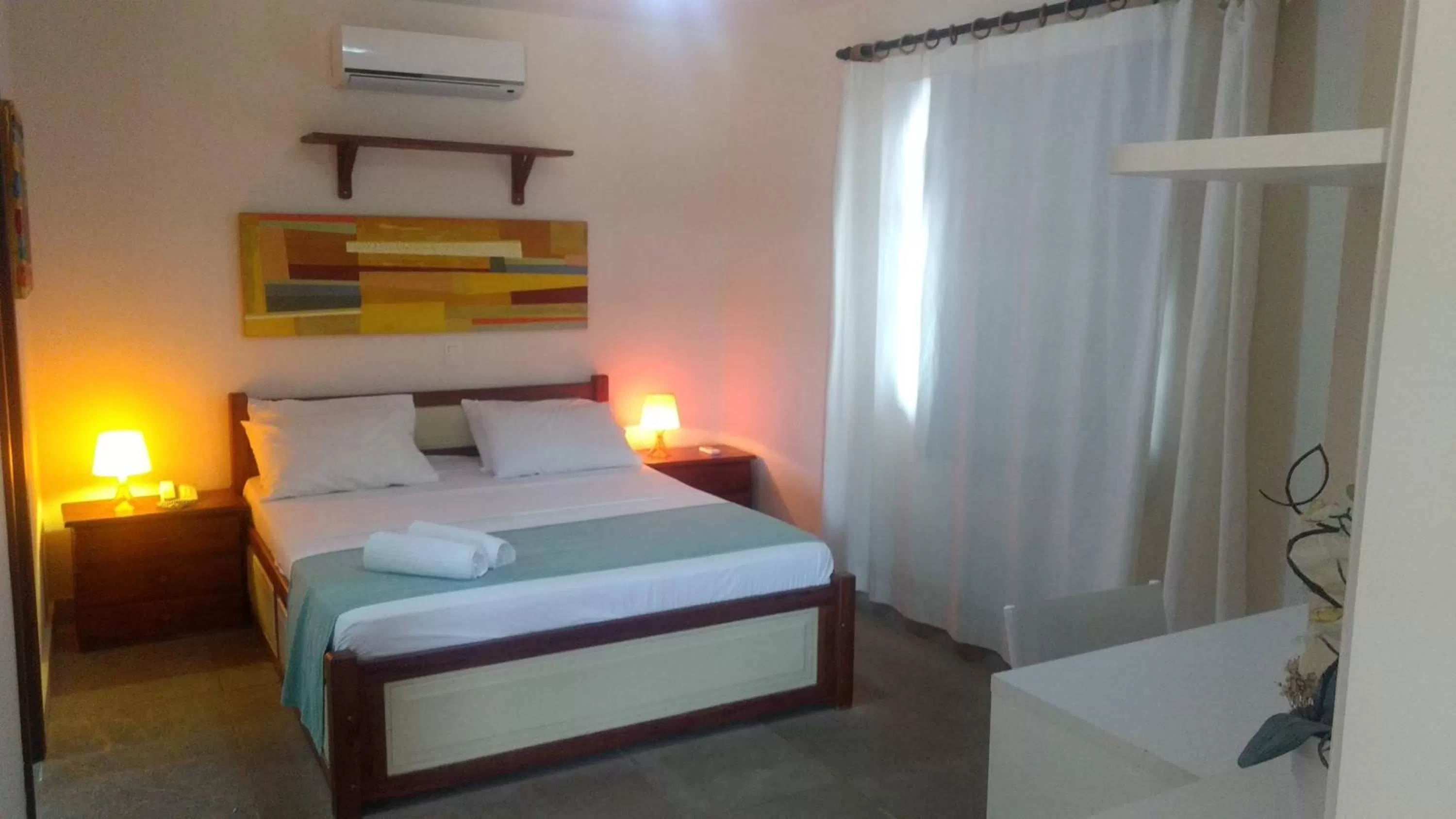 Bed in Hotel Pousada Salvador Paradise