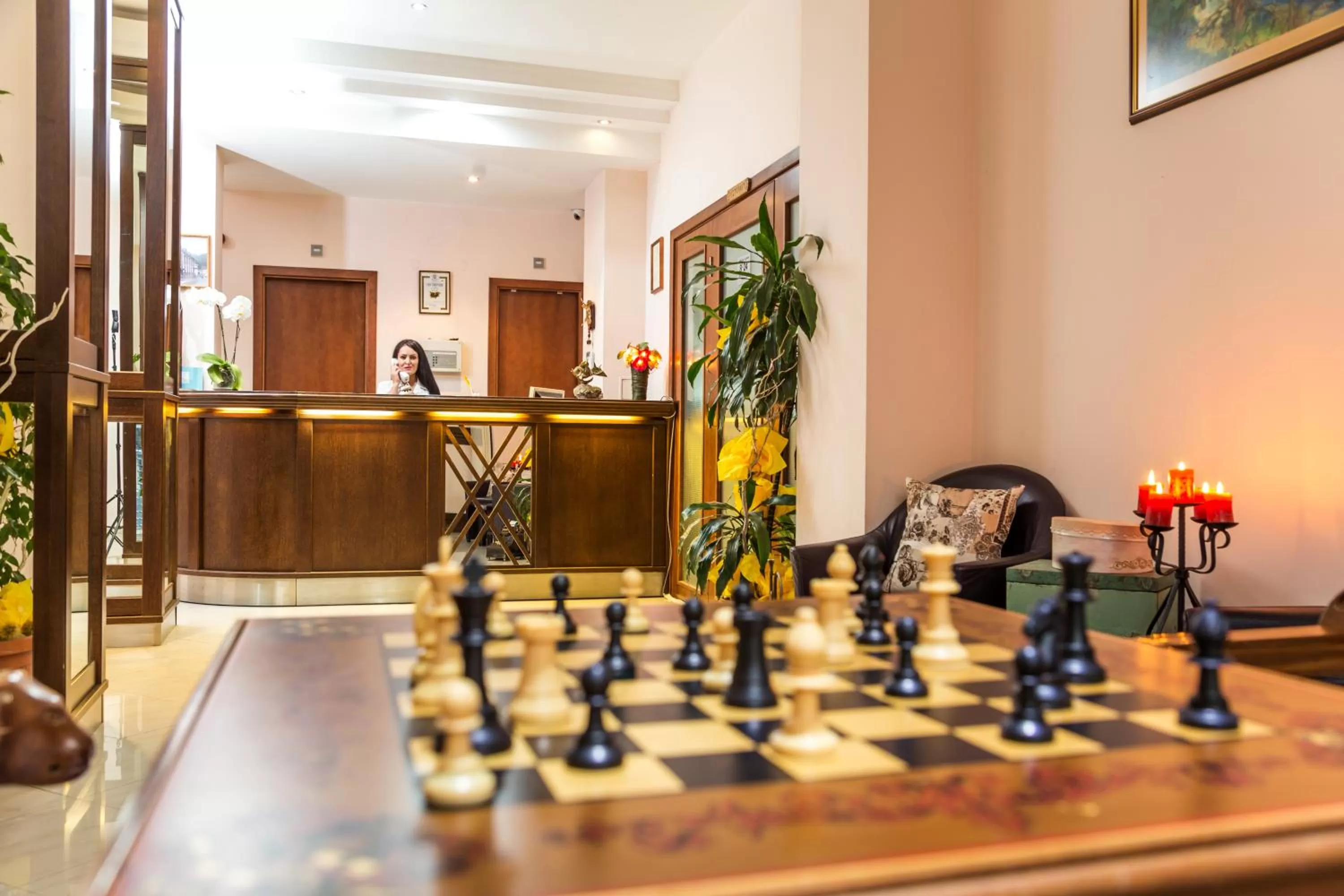 Lobby or reception, Lounge/Bar in Family Hotel Teteven