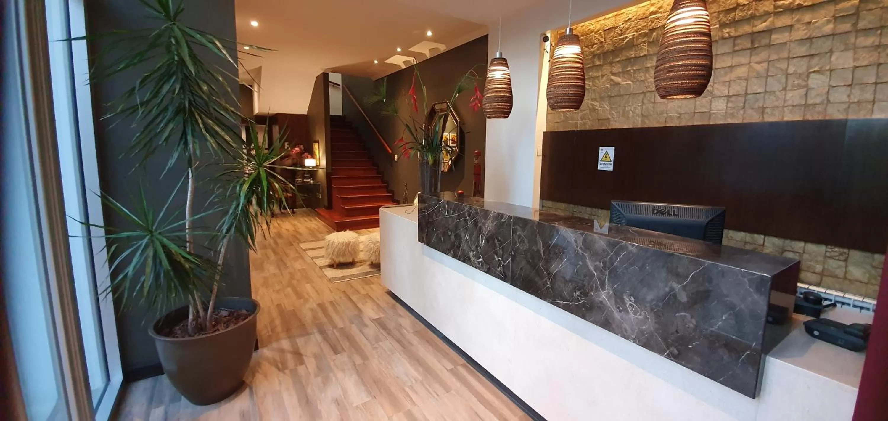 Lobby or reception in MG Design Hotel Boutique