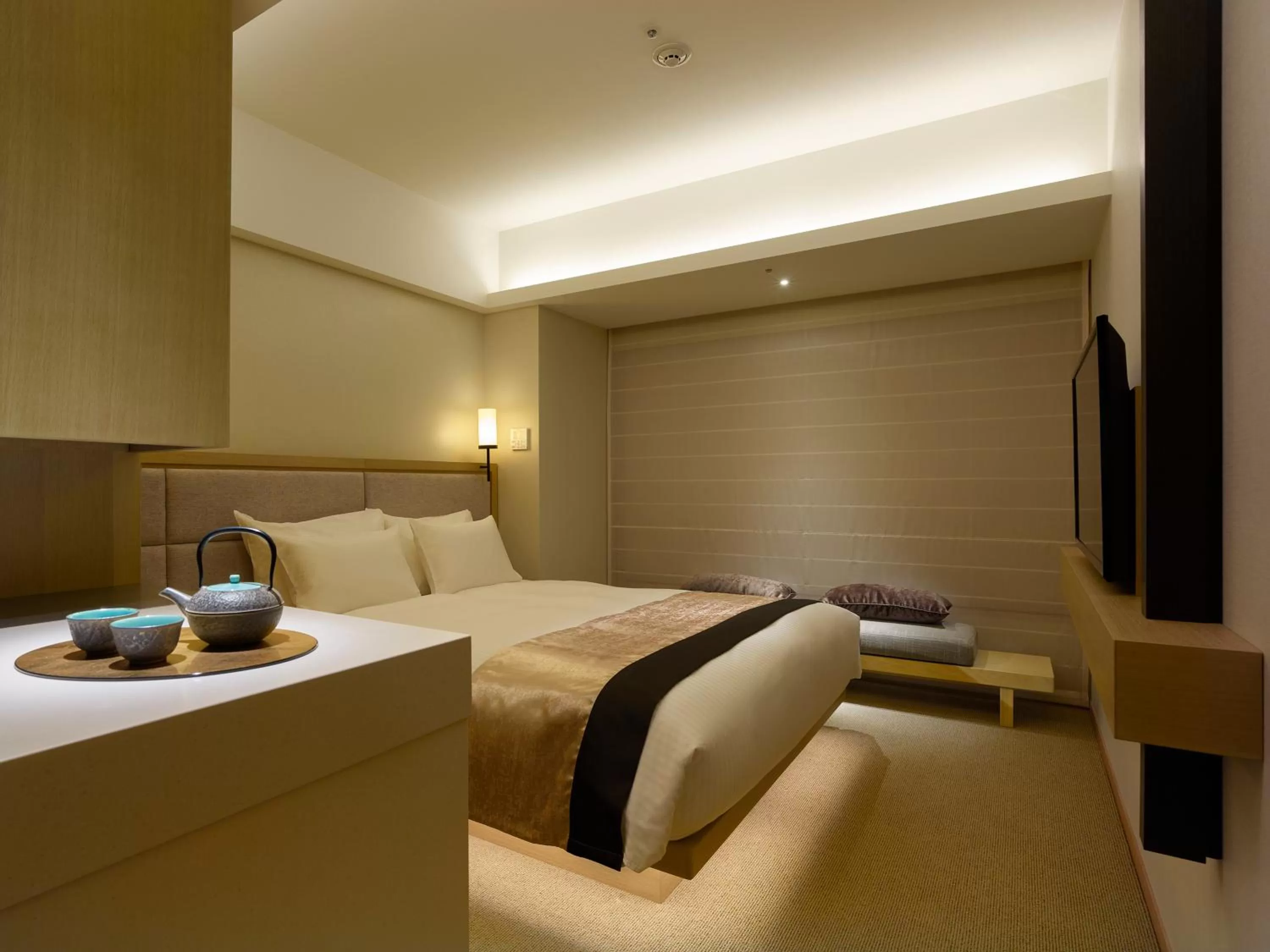 Photo of the whole room, Bed in Hotel The Celestine Kyoto Gion