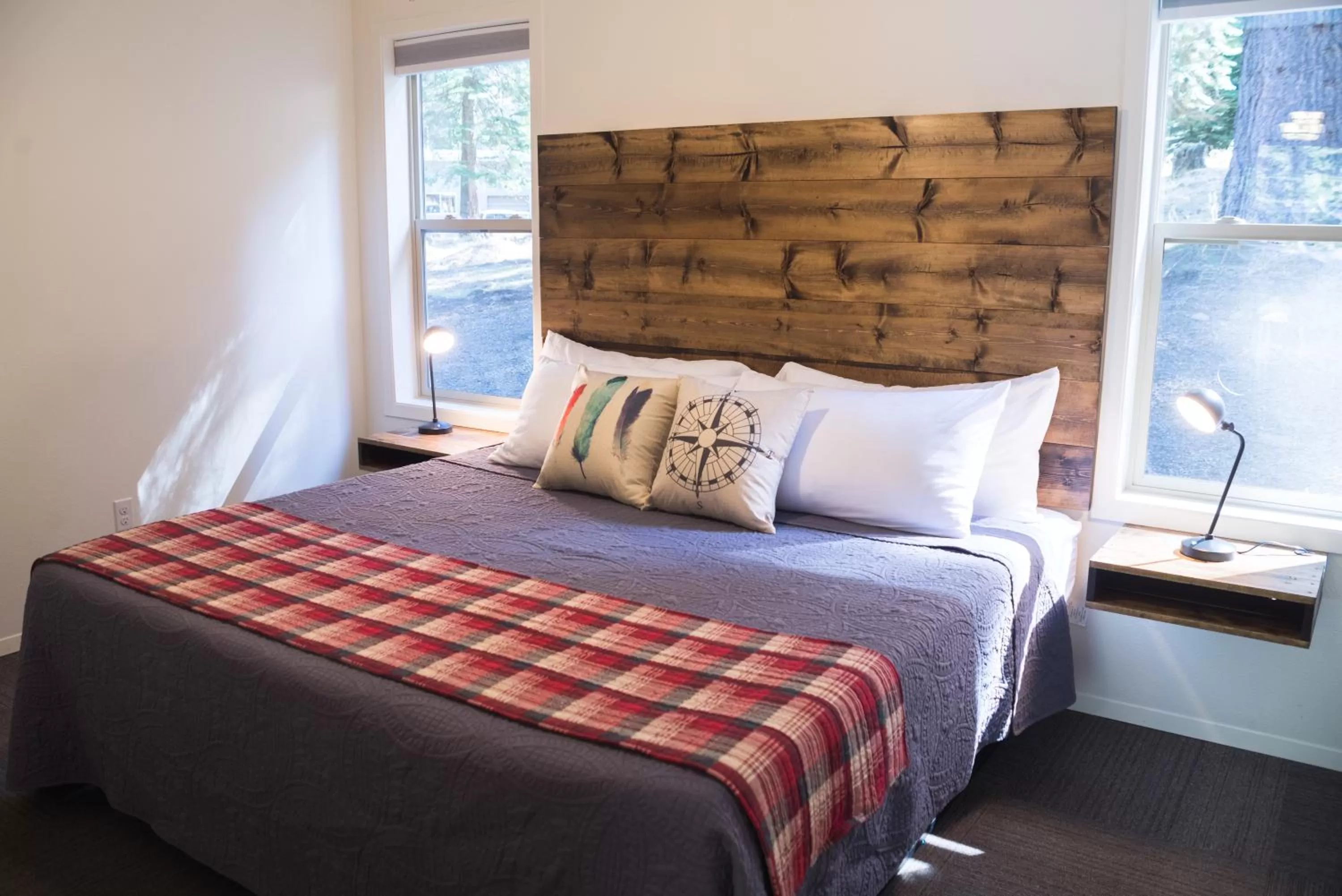 Bed in Eagle Cap Chalets