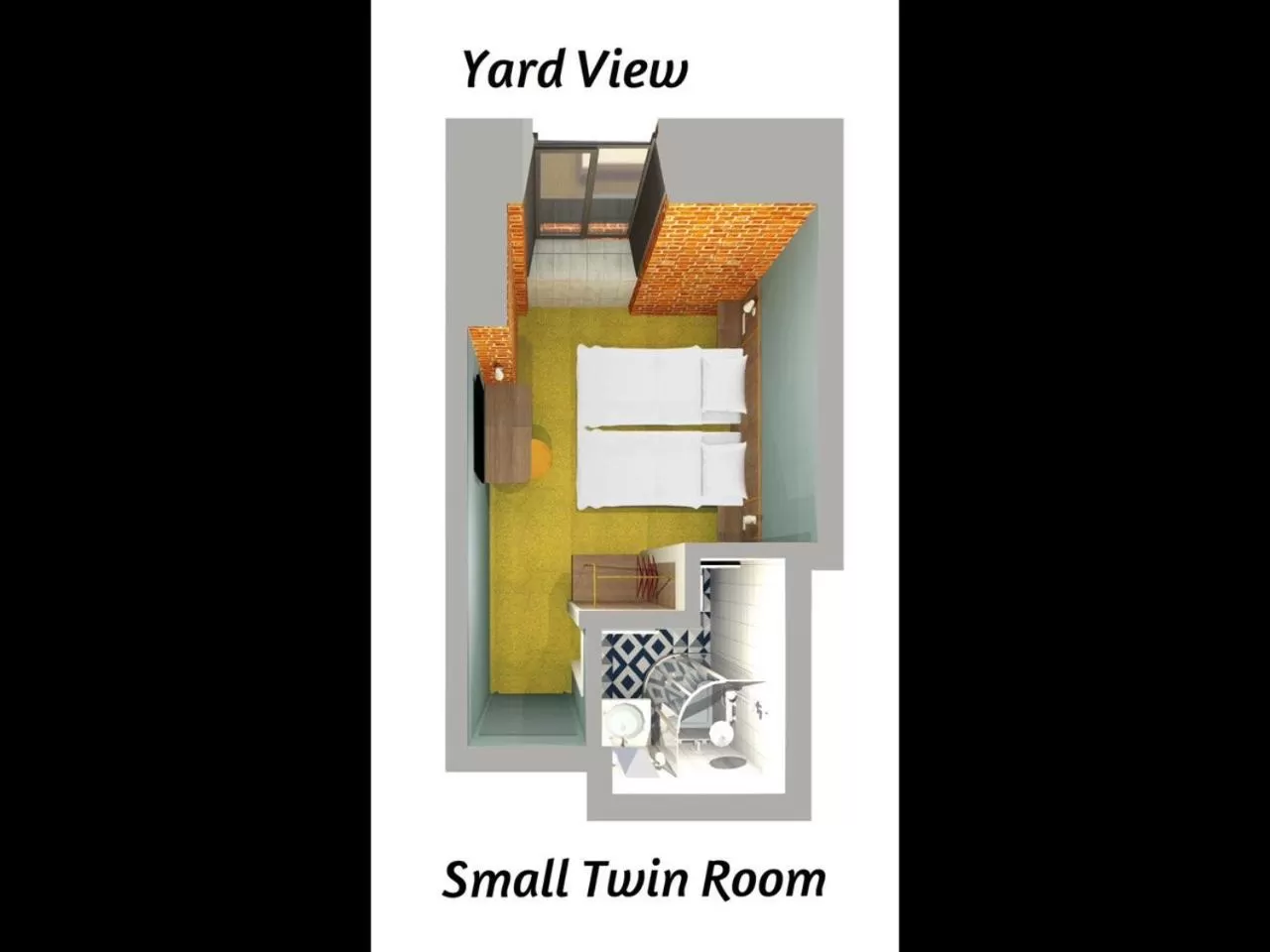 Floor Plan in Four Rooms City