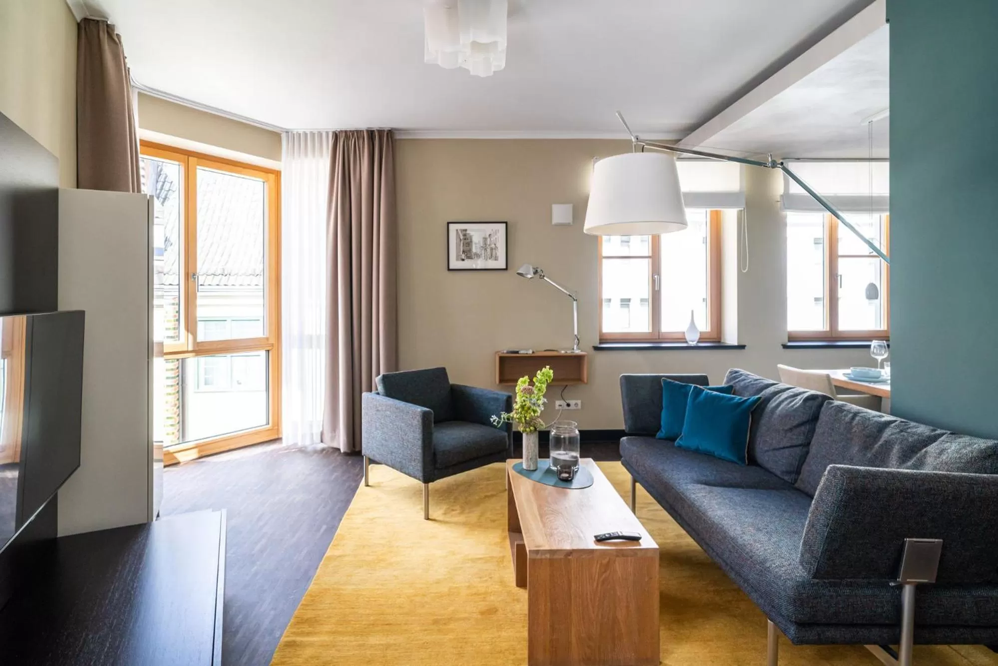 Photo of the whole room in The Green Rostock Apartment Hotel