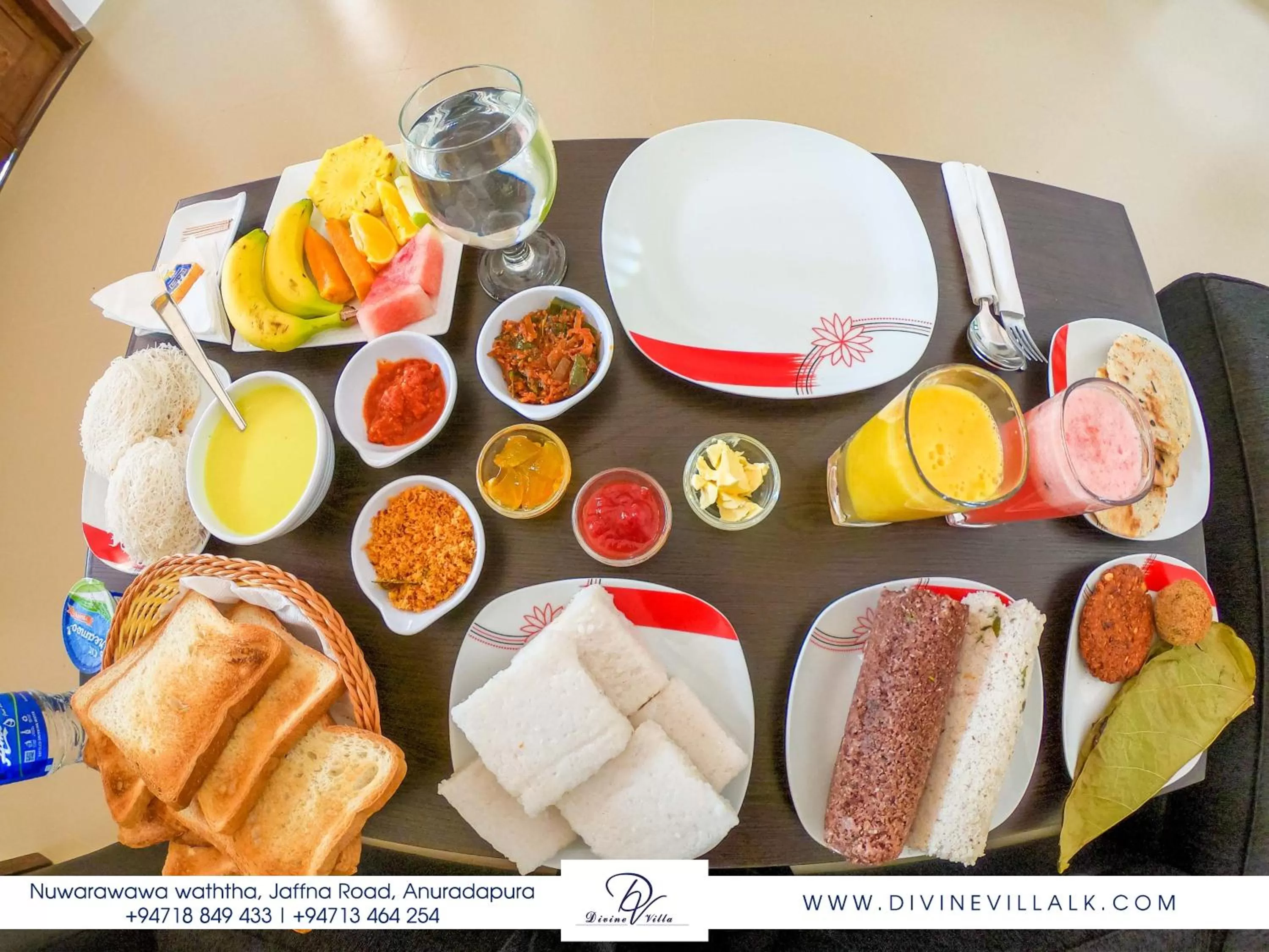 Food and drinks, Breakfast in Divine Villa