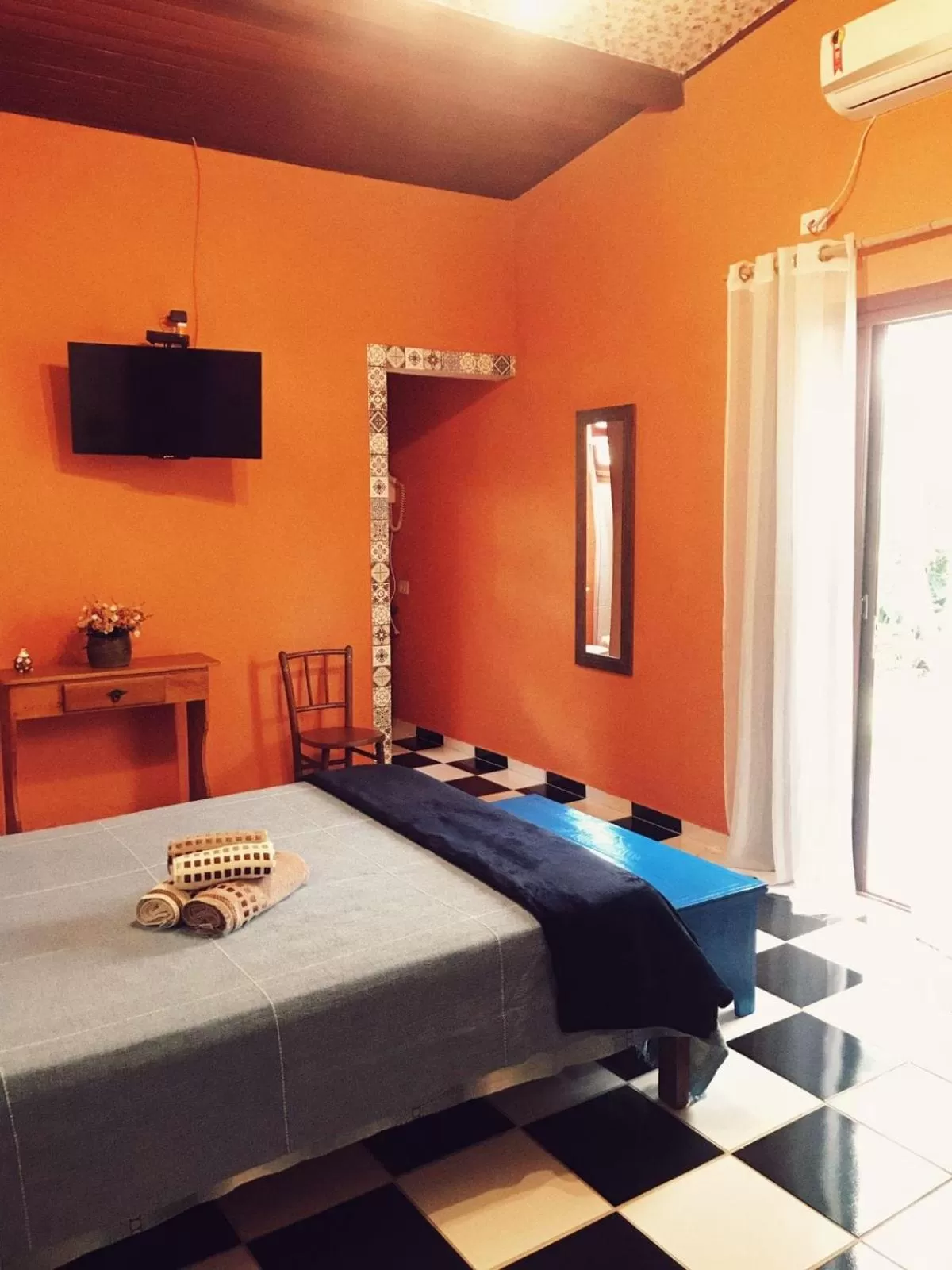 Bed in Pousada Canto Bella Terra