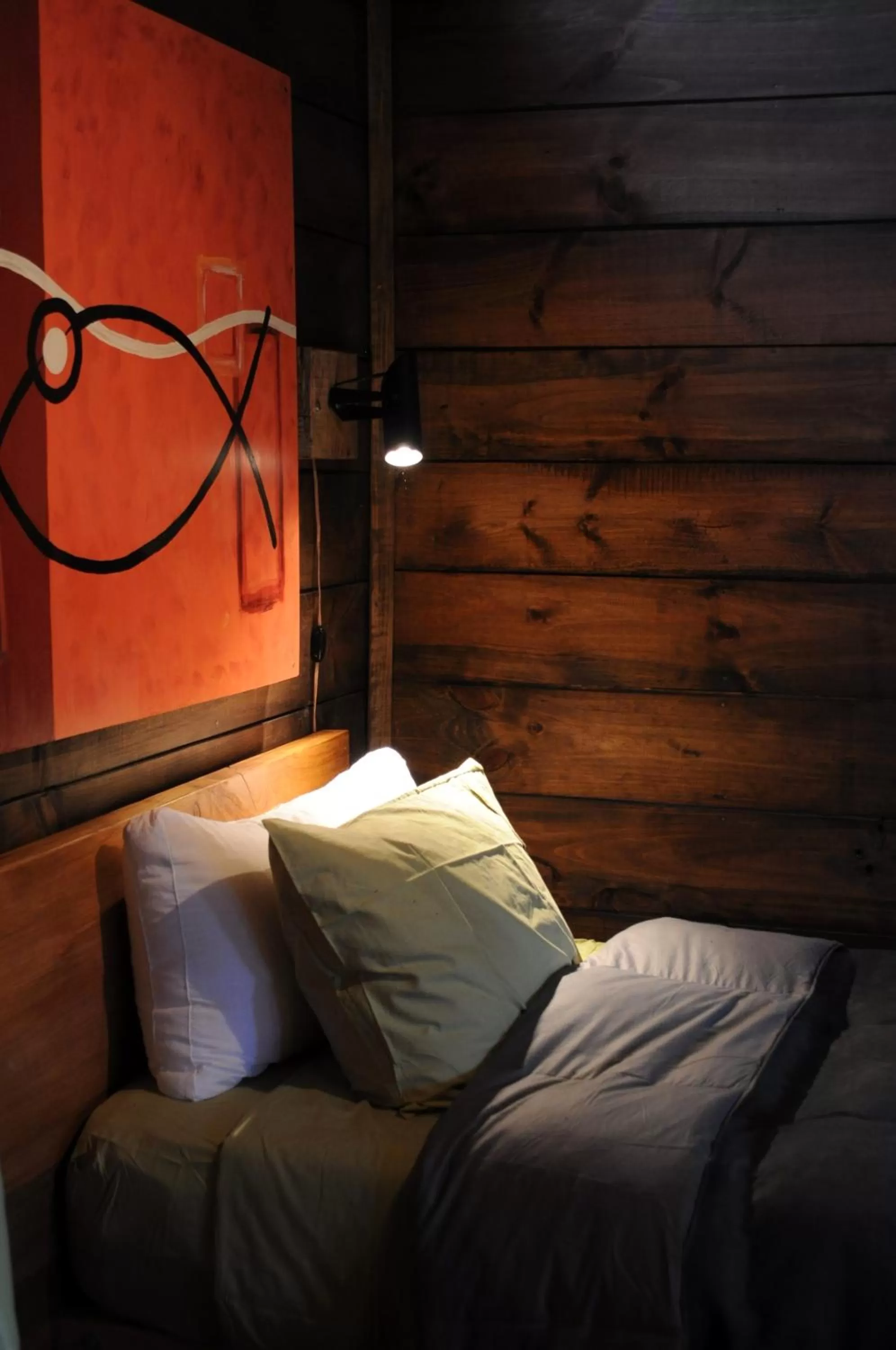 Bed in Las Pitras Lodge