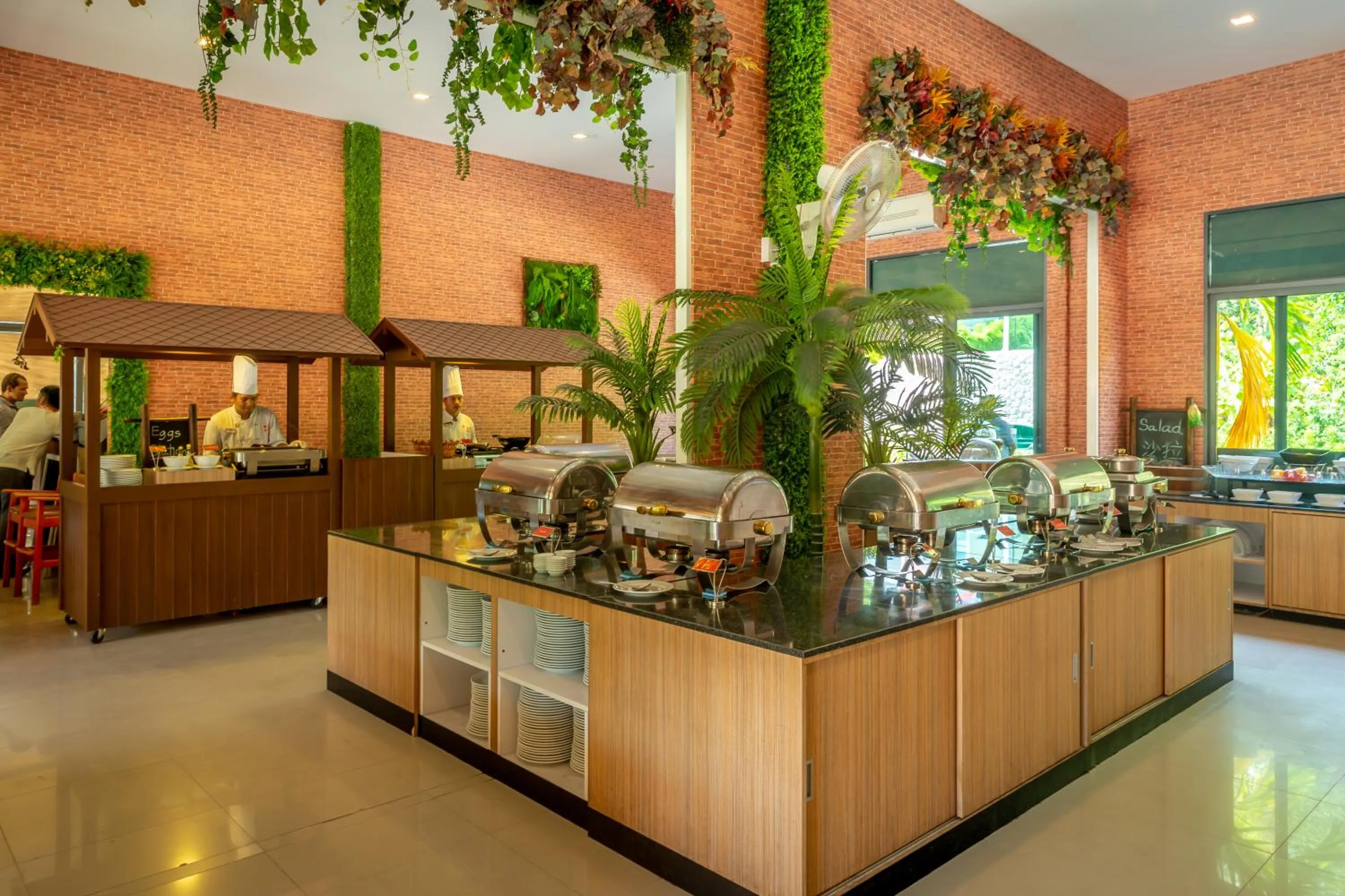 Continental breakfast in Patong Bay Hill