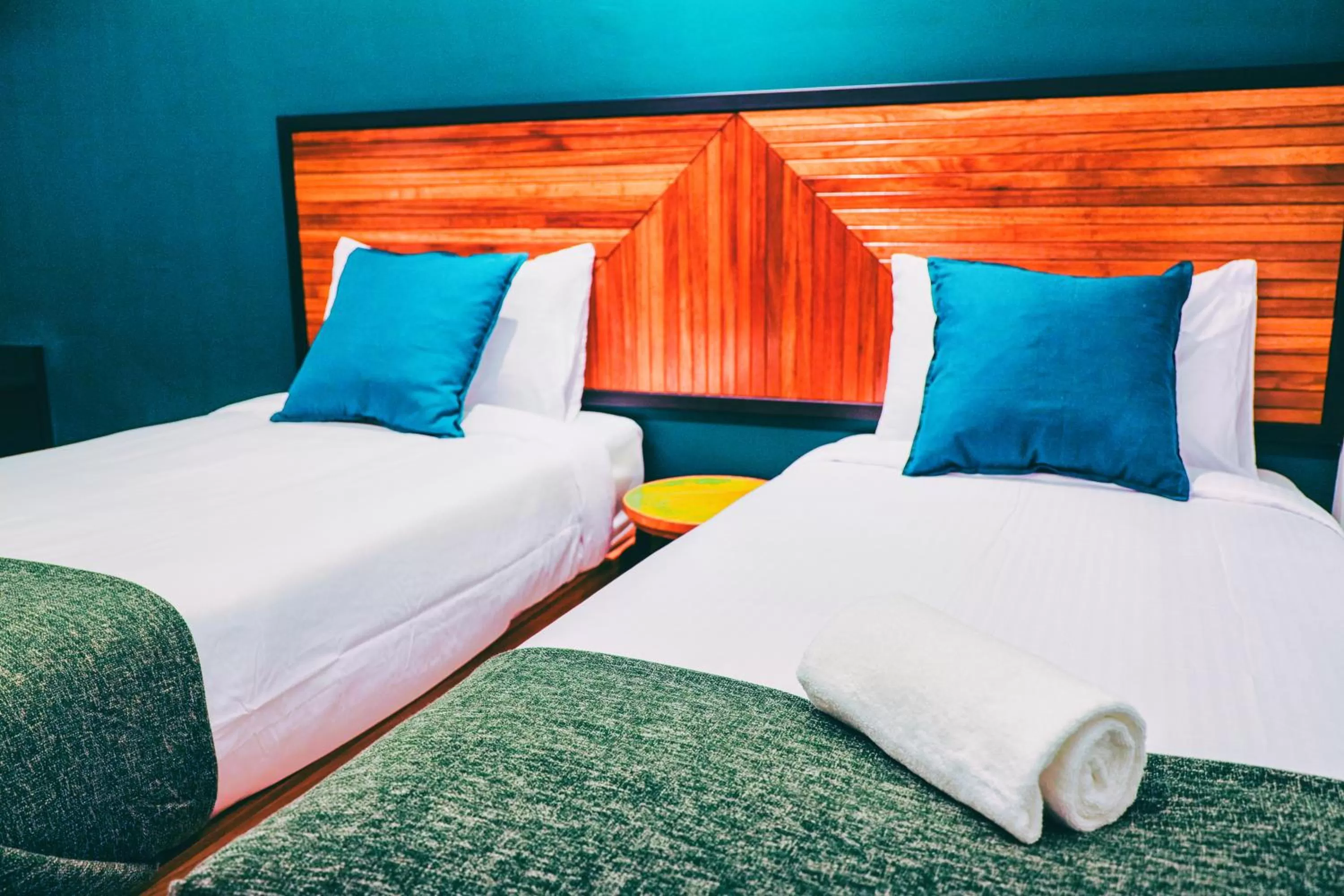 Bed in The Journey hotel