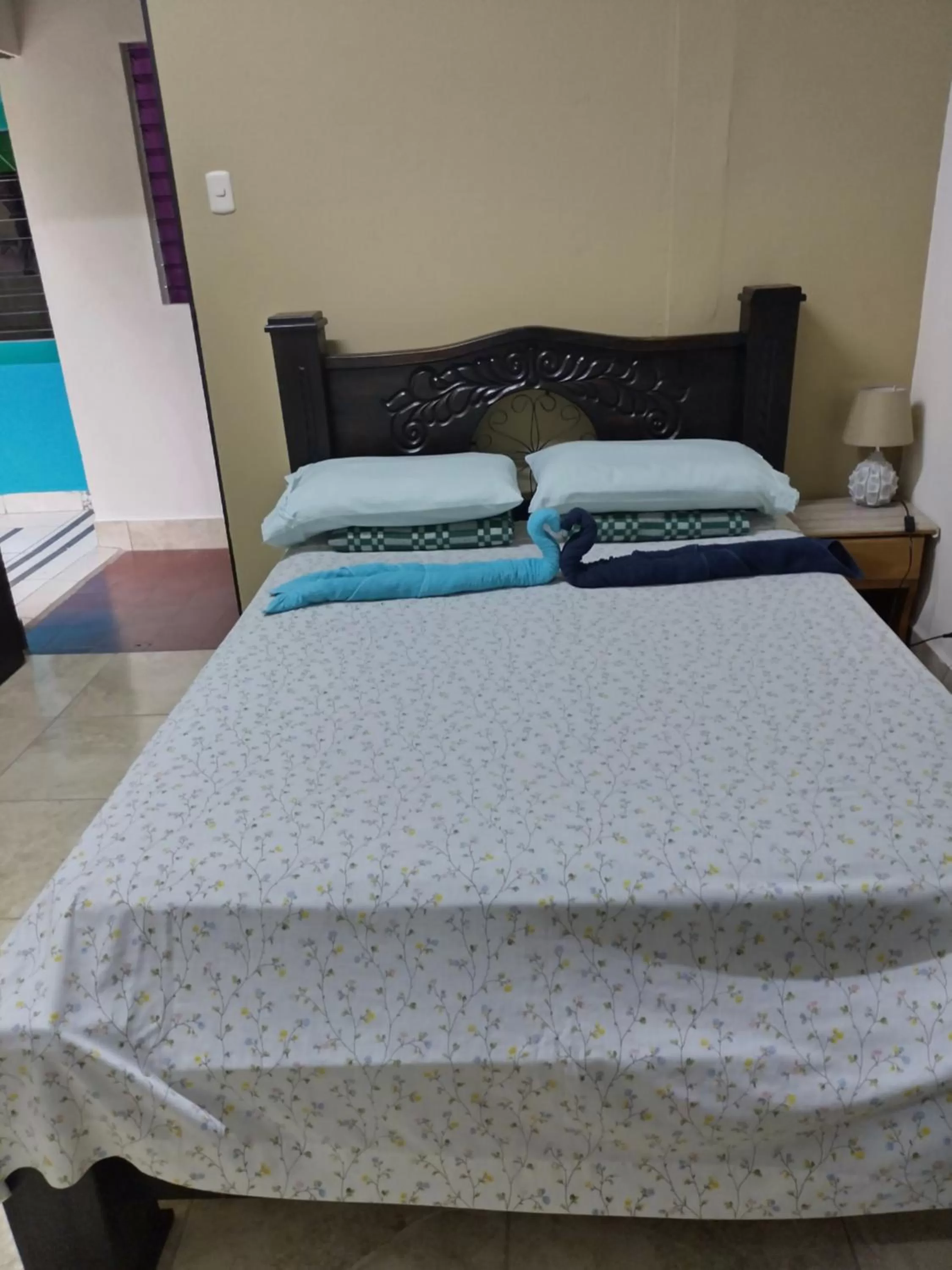 Bed in Hotel Trianon