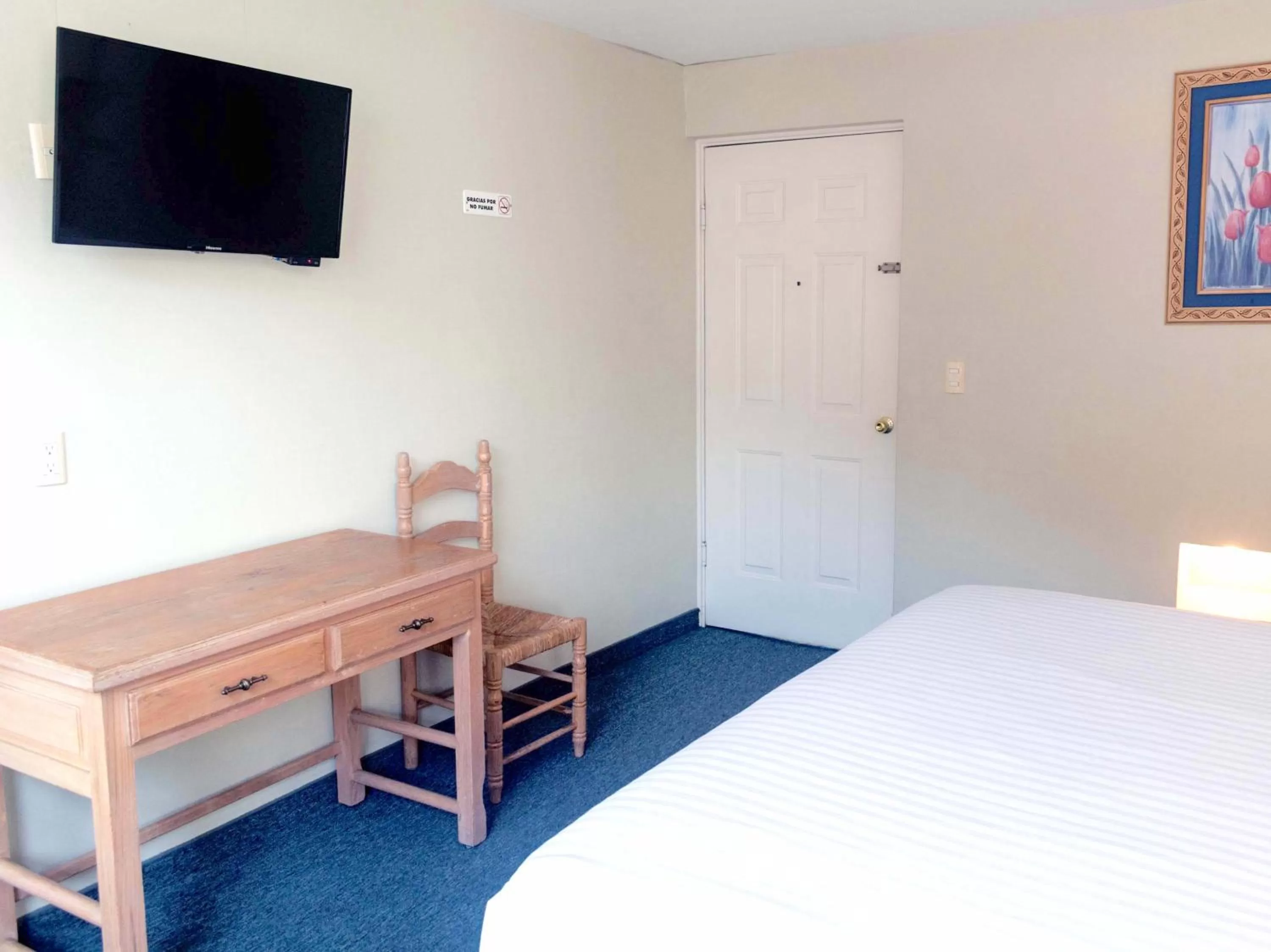 TV and multimedia, Bed in Biohotel Boutique Metepec