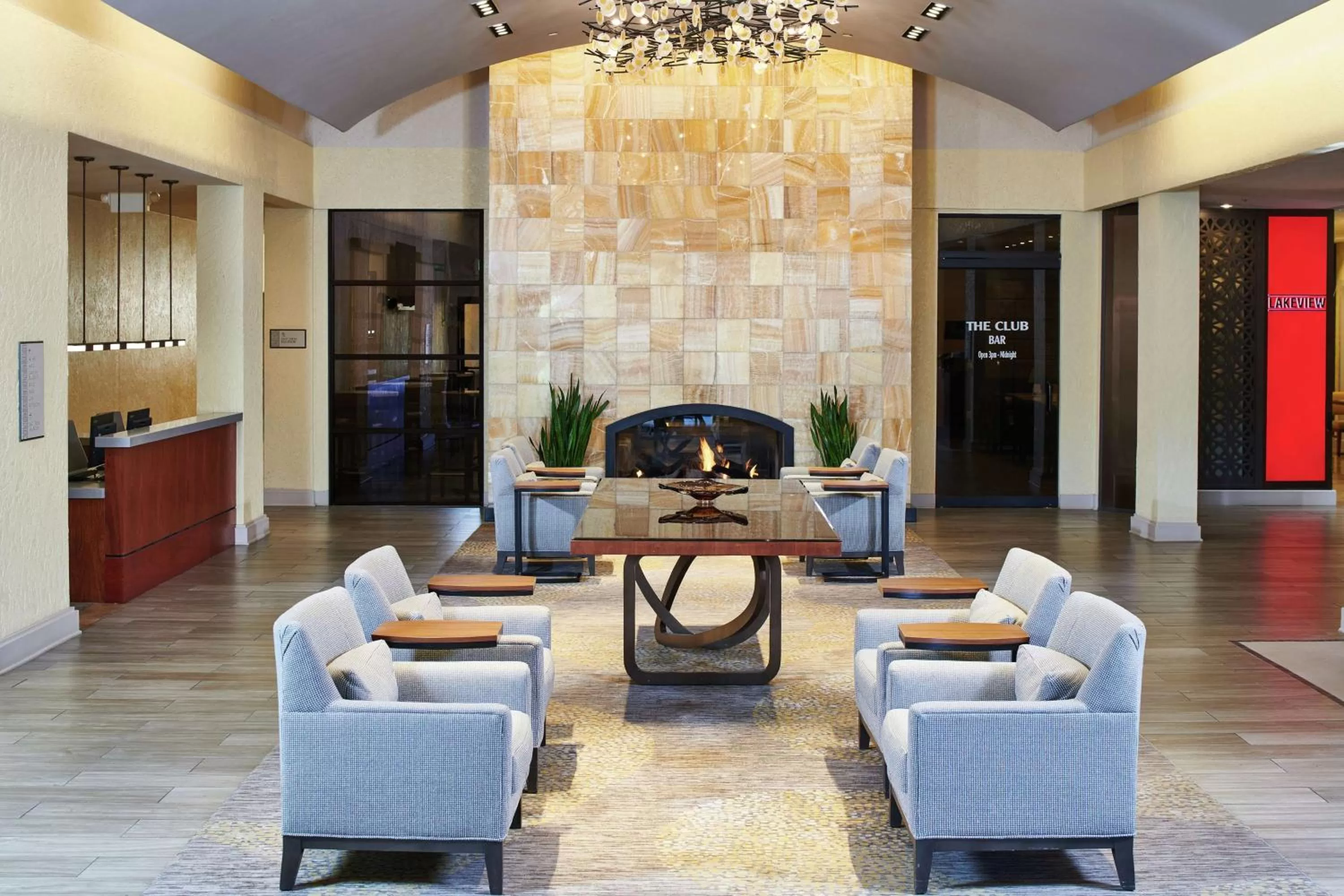 Lobby or reception in DoubleTree by Hilton Hotel Salt Lake City Airport