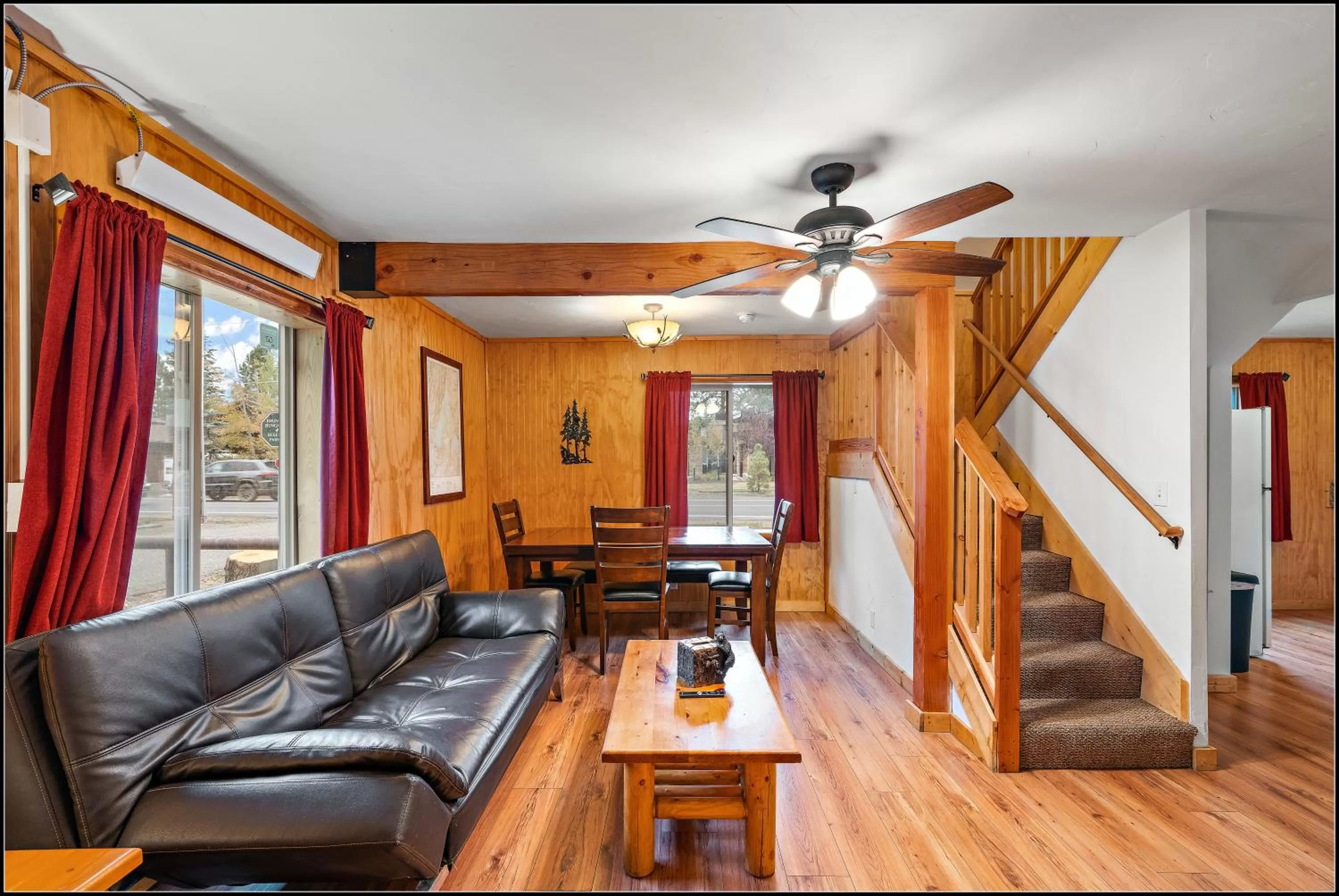 Living room in Brundage Bungalows