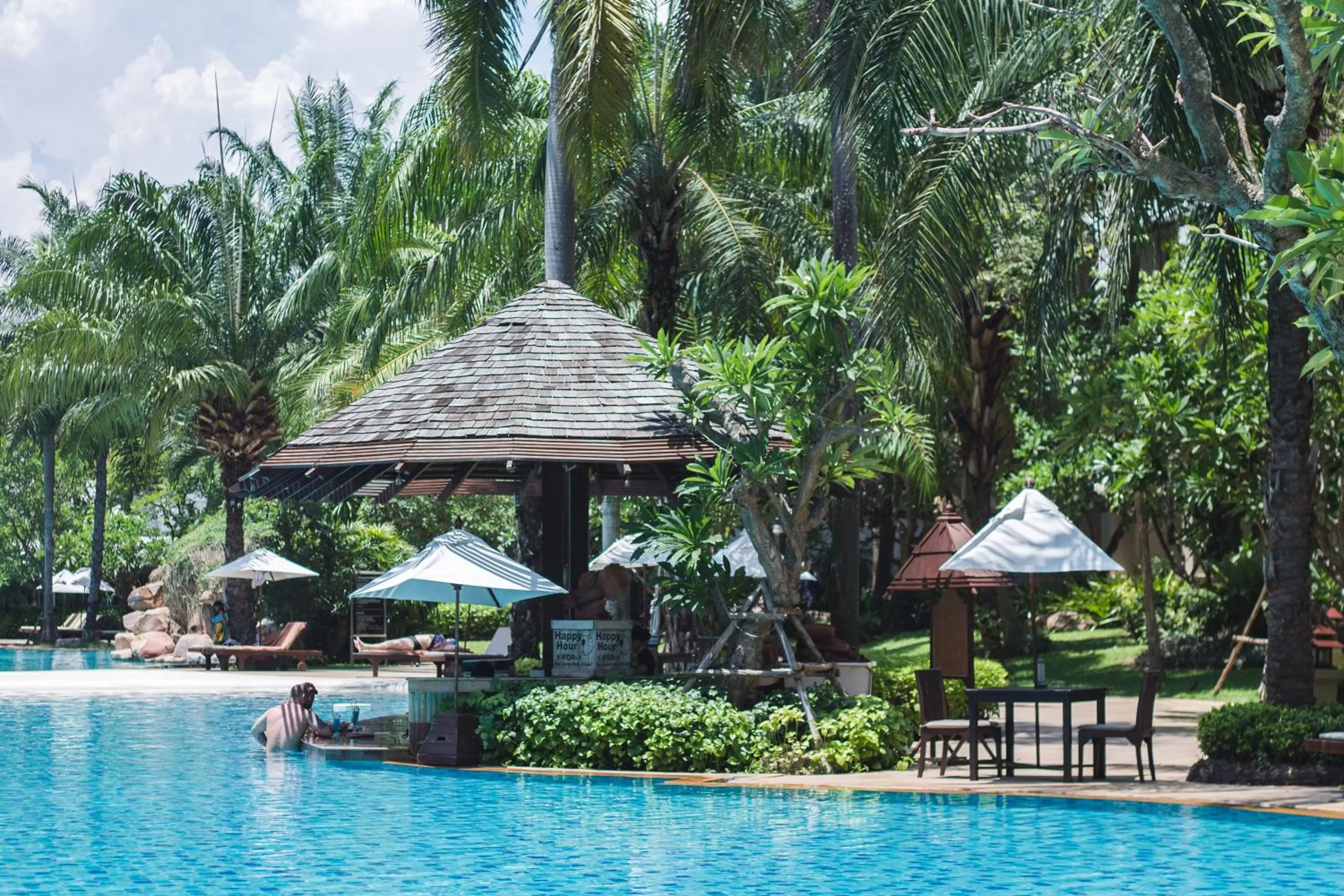 Swimming pool in Ravindra Beach Resort & Spa - SHA Extra Plus