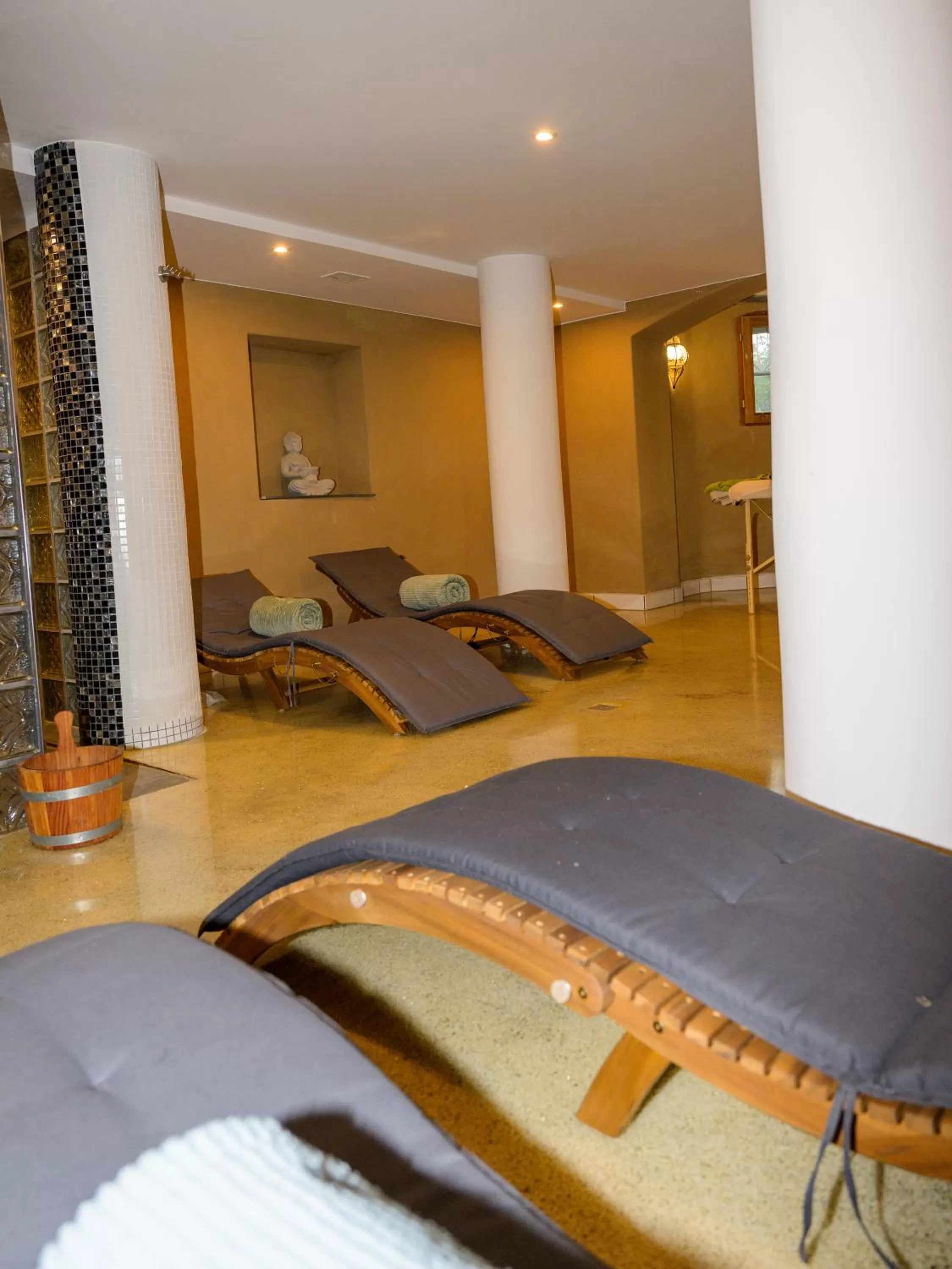 Sauna in B&B Mühlenvilla am Bützower Hafen