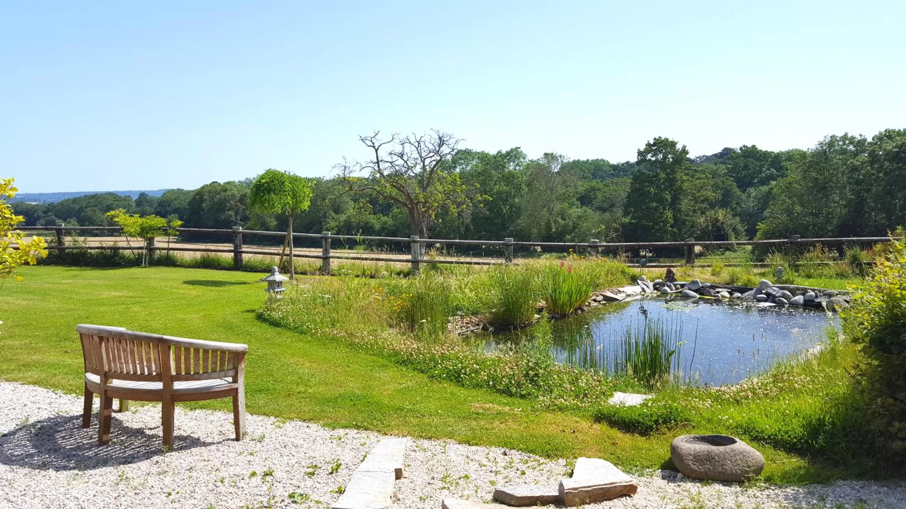 Garden in L'Herbe aux Vaches
