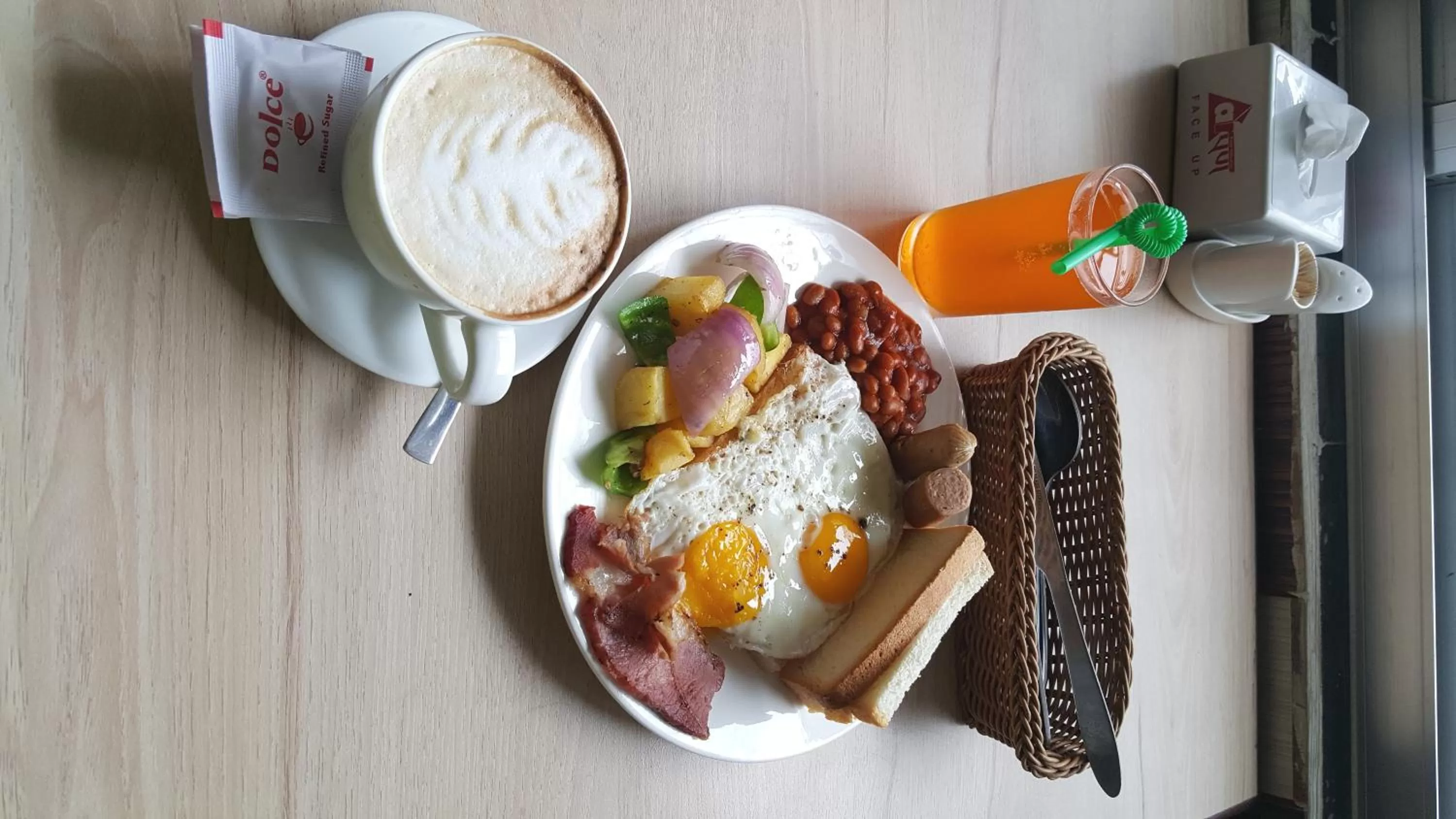 Food close-up in Hotel ACE