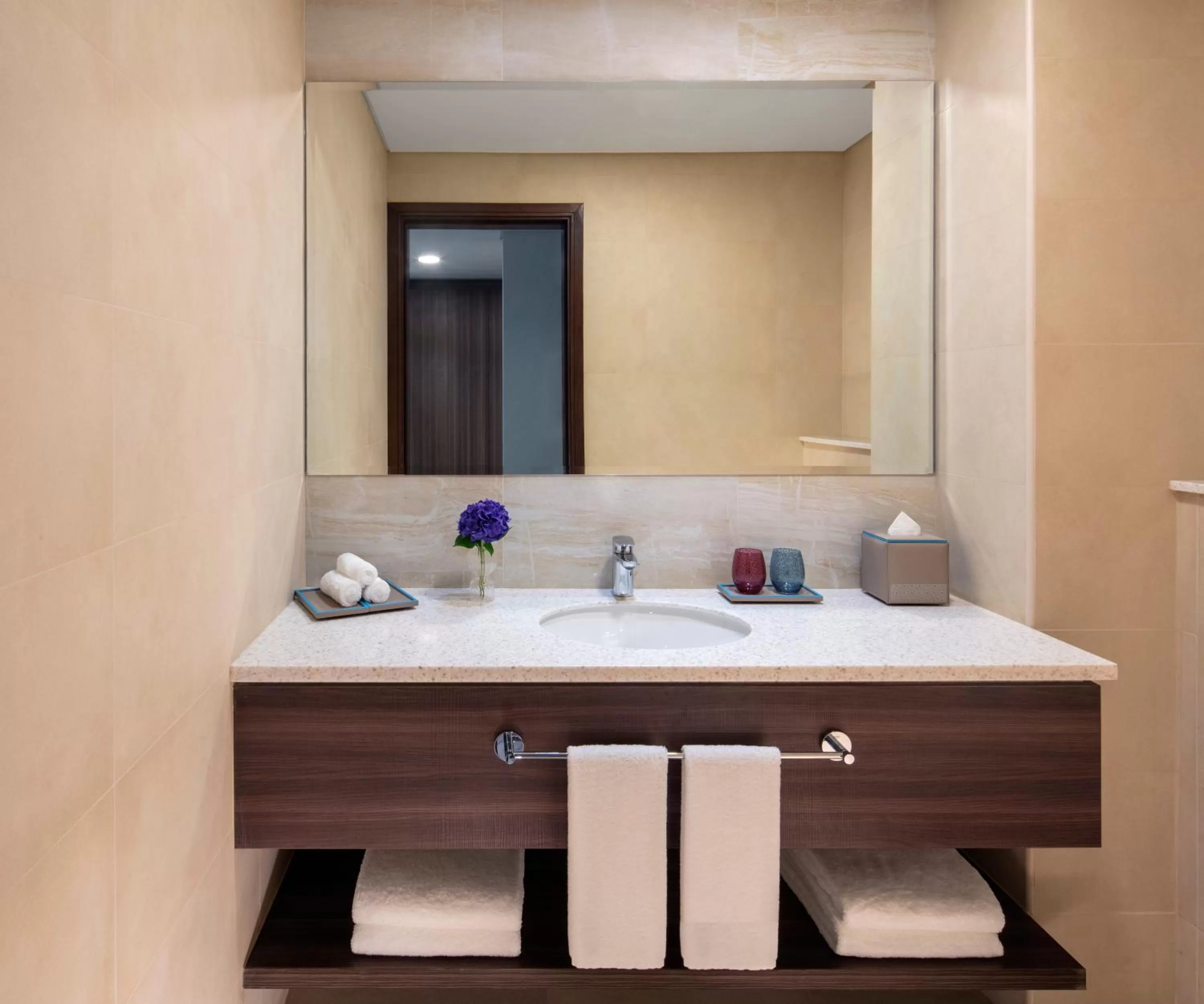 Shower in Avani Plus Palm View Dubai Hotel & Suites