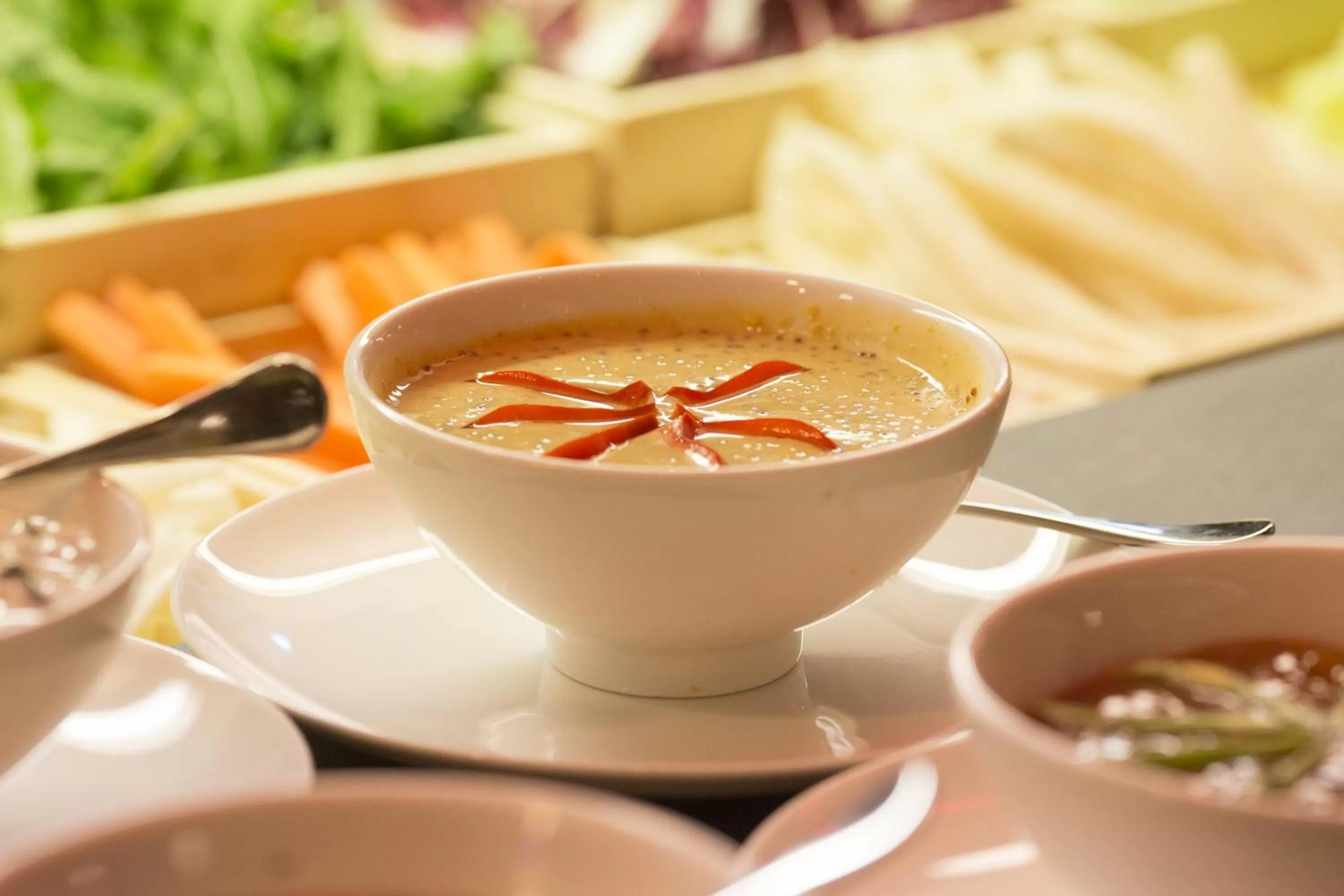 Food close-up in A.Roma Lifestyle Hotel