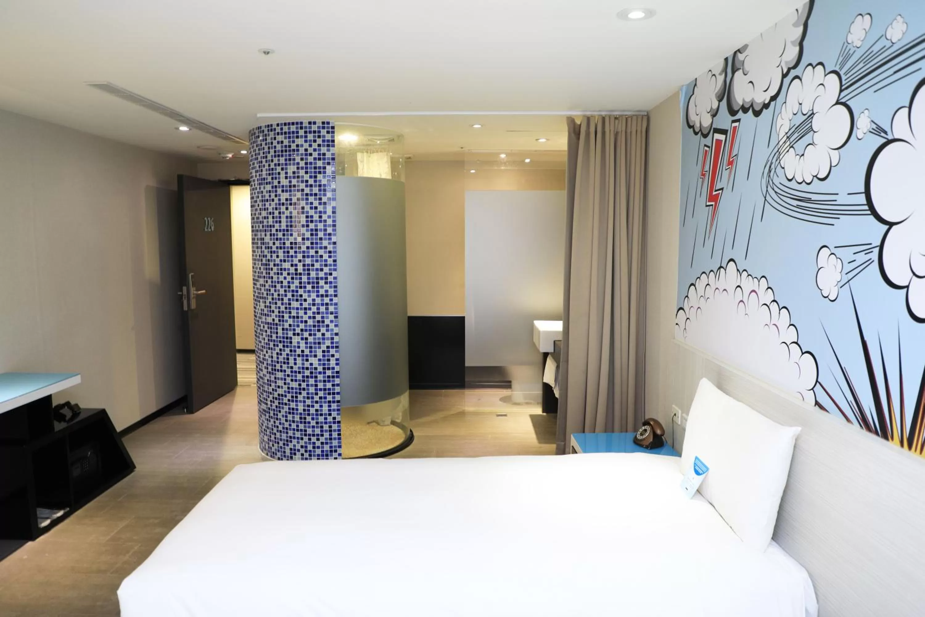 Bed in Wholesome Hotel