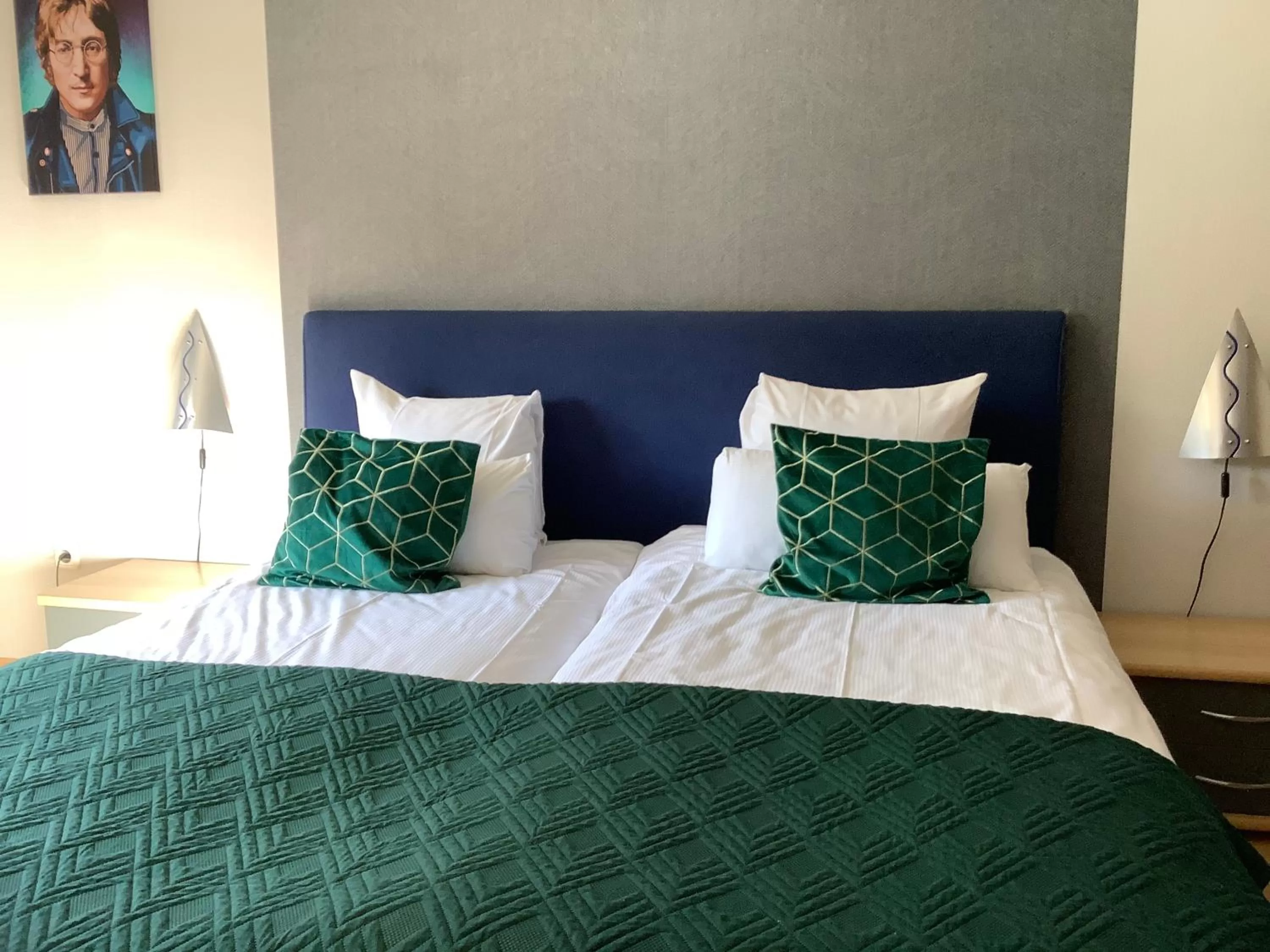 Bed in Am Obersee Hotel