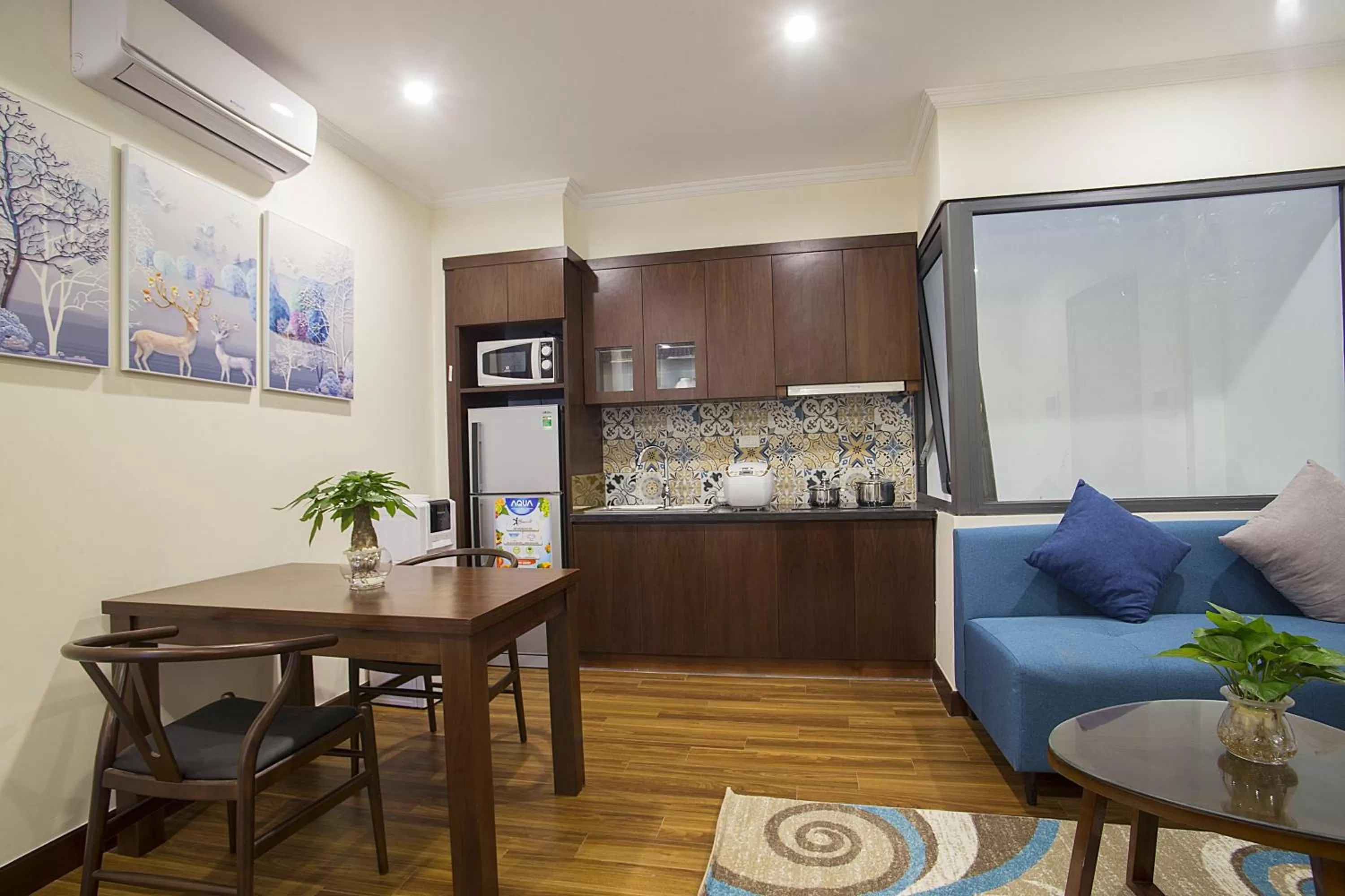 Kitchen or kitchenette in Newsky Serviced Apartment