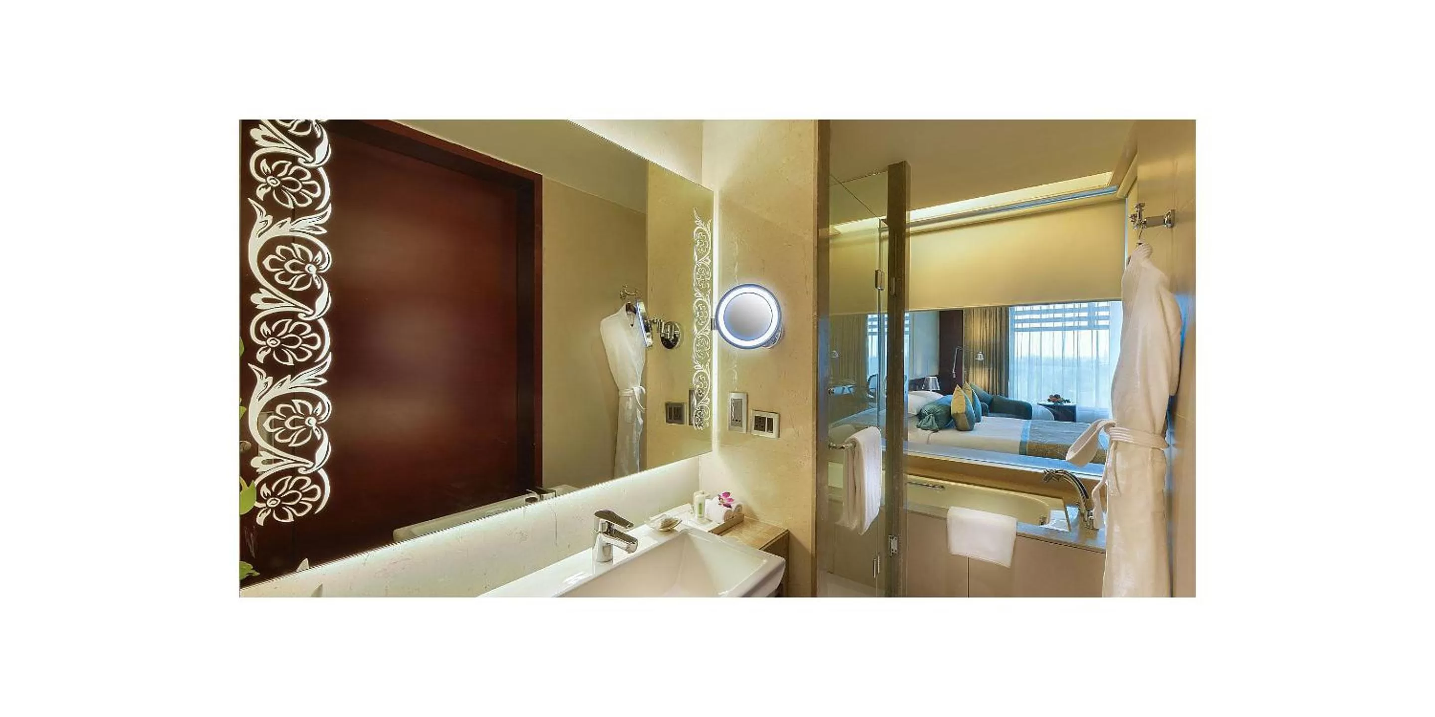 Bathroom in Crowne Plaza Ahmedabad City Centre by IHG