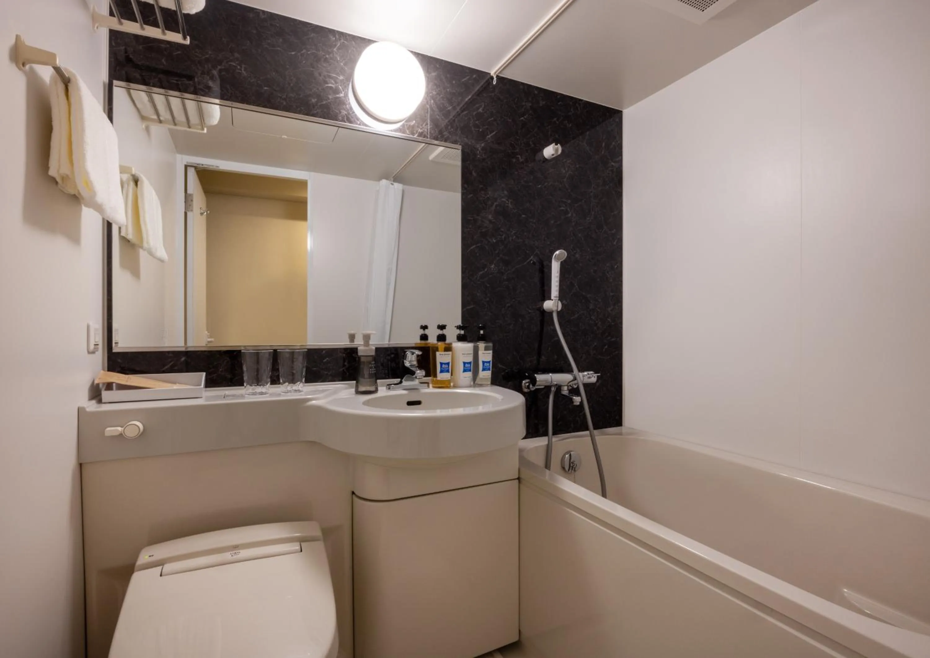 Bathroom in ibis Budget Osaka Umeda