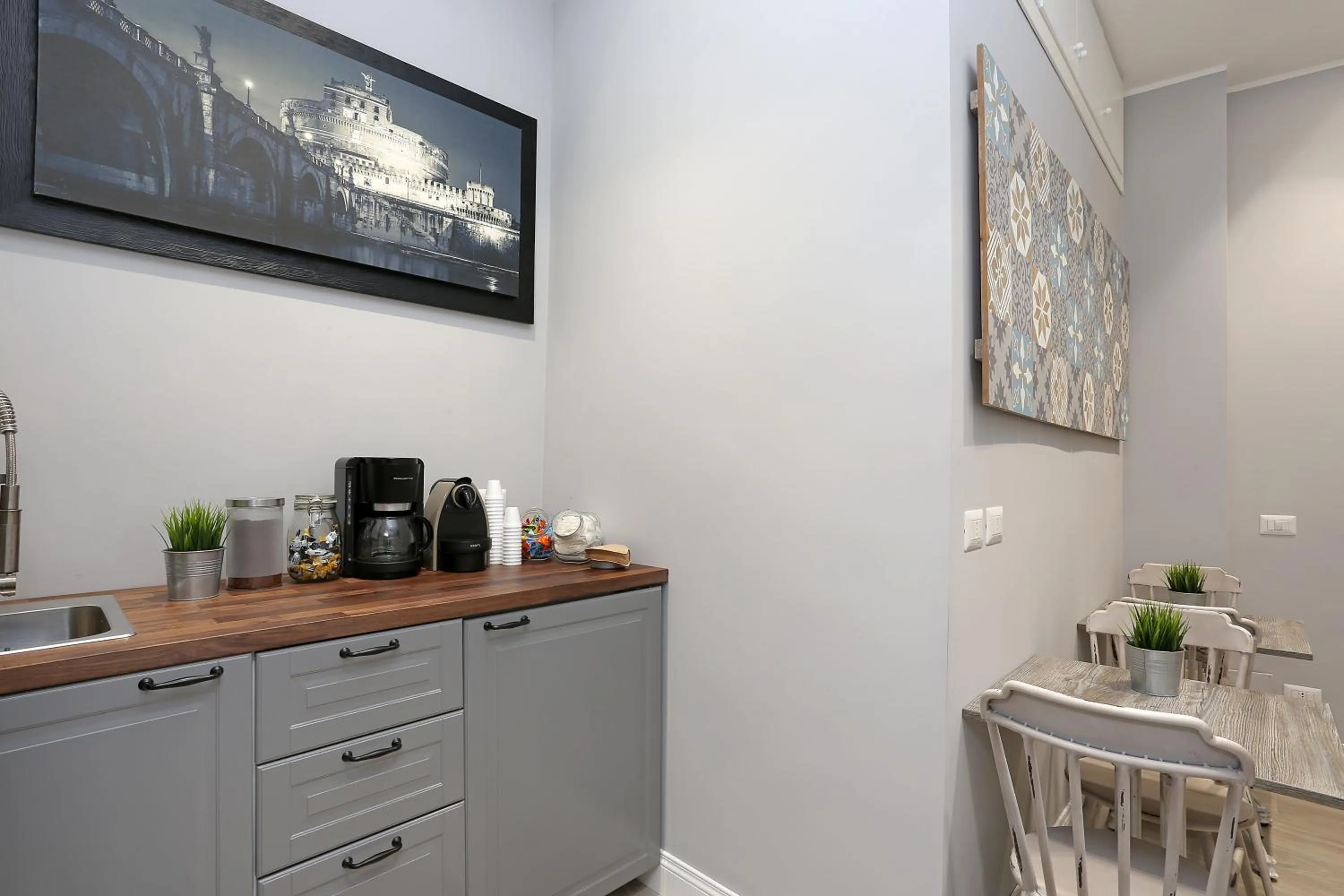 Kitchen or kitchenette in Capricci Romani