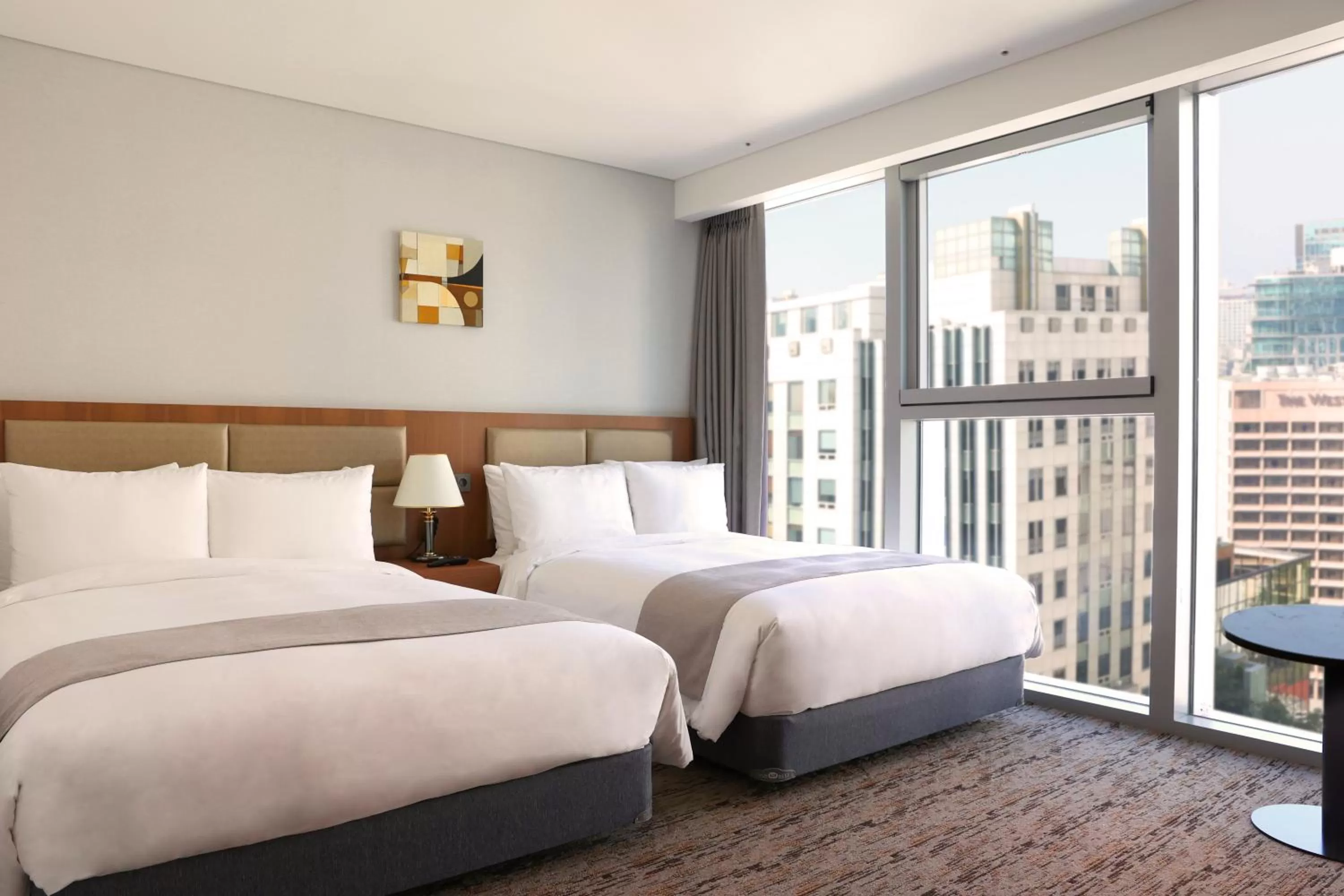 Bed in Stanford Hotel Myeongdong