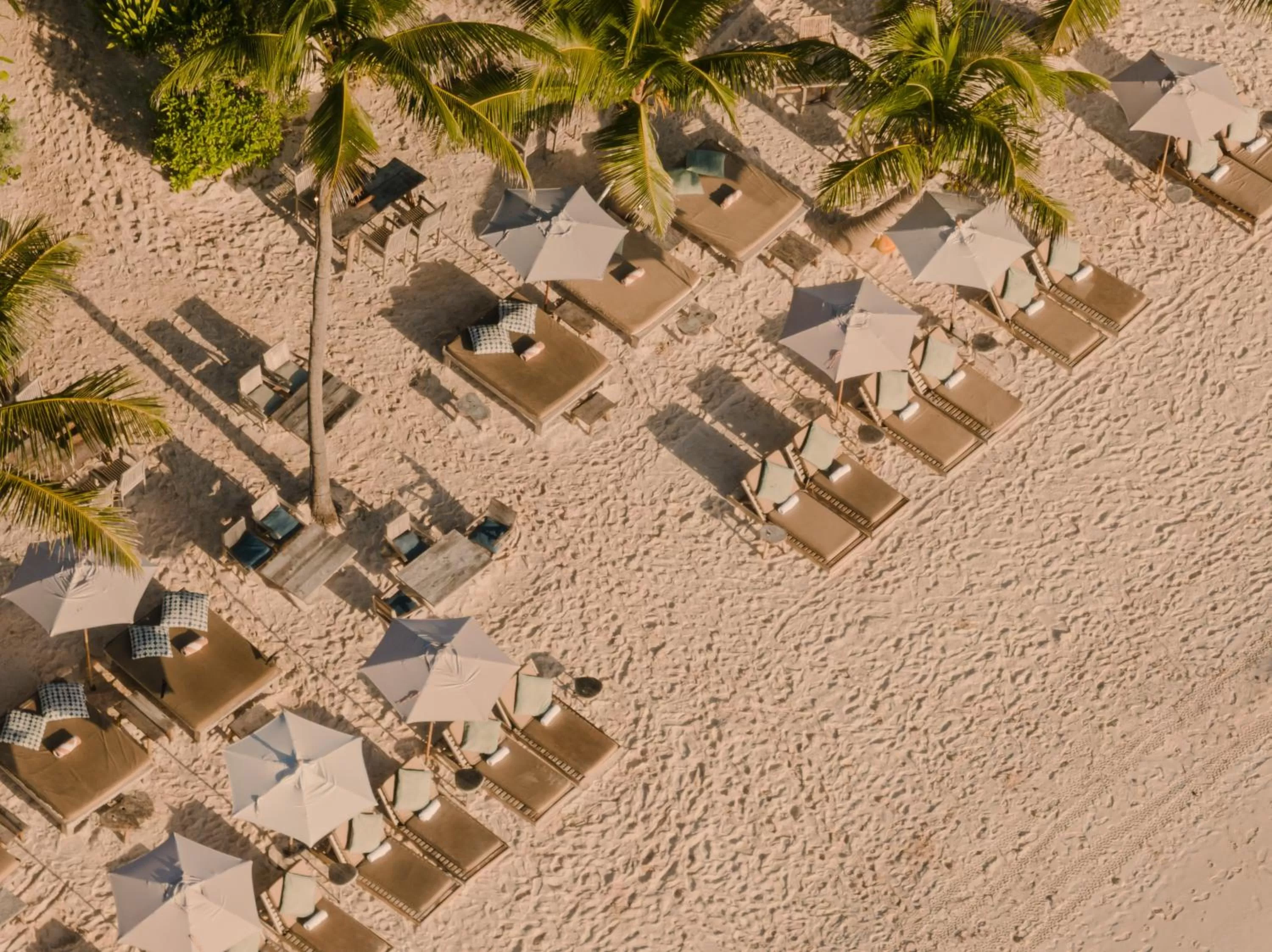 sunbed in Chiringuito Tulum