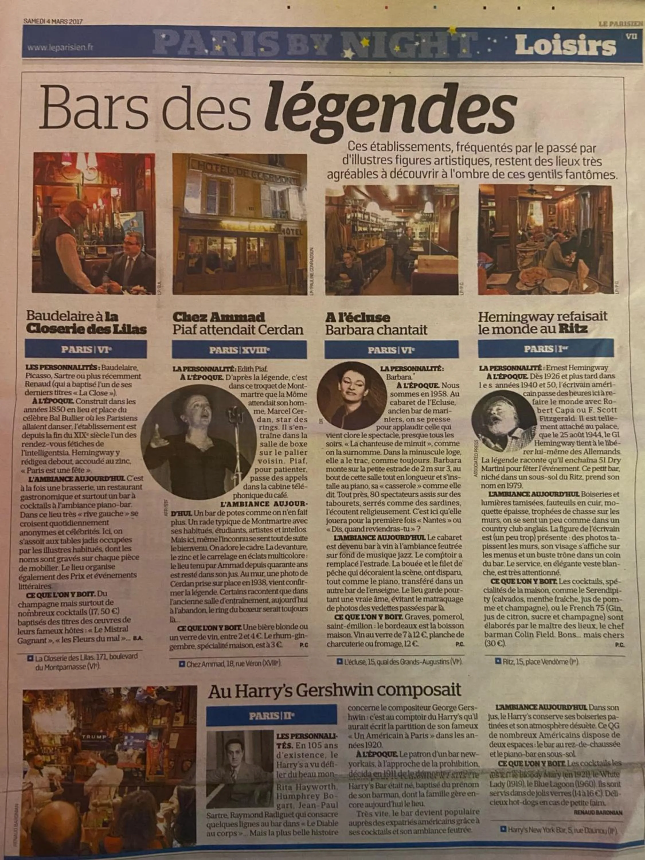 Staff in Grand Hôtel de Clermont