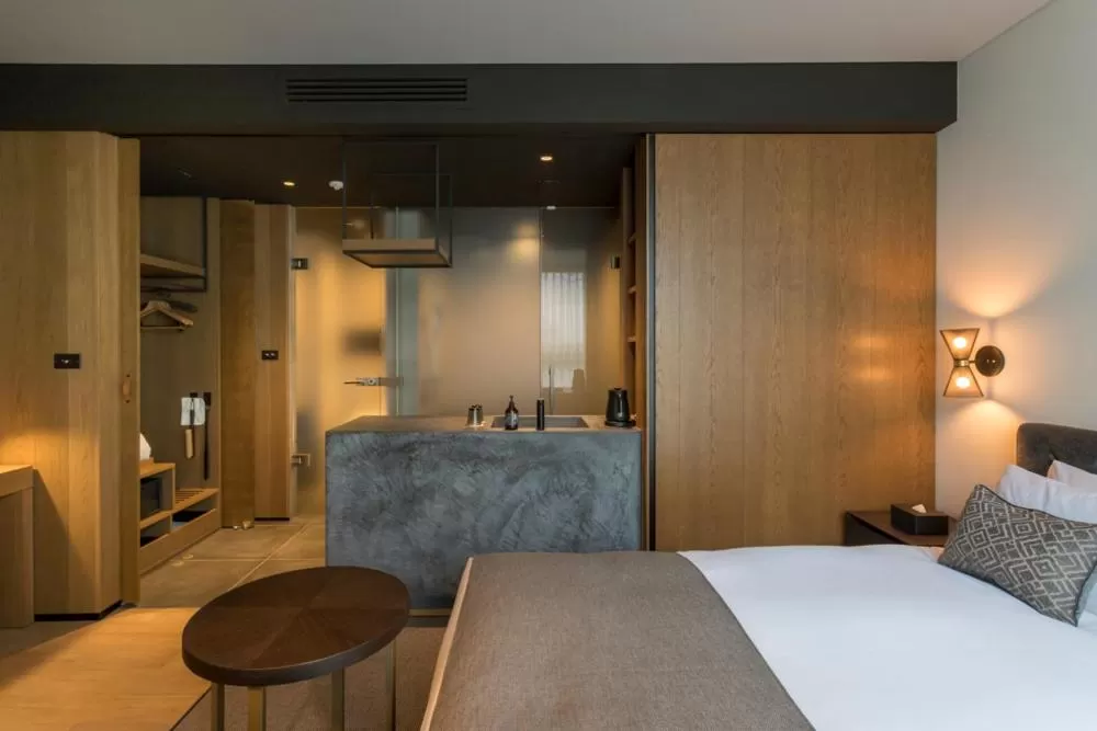 Bed in HOTEL CANATA KYOTO