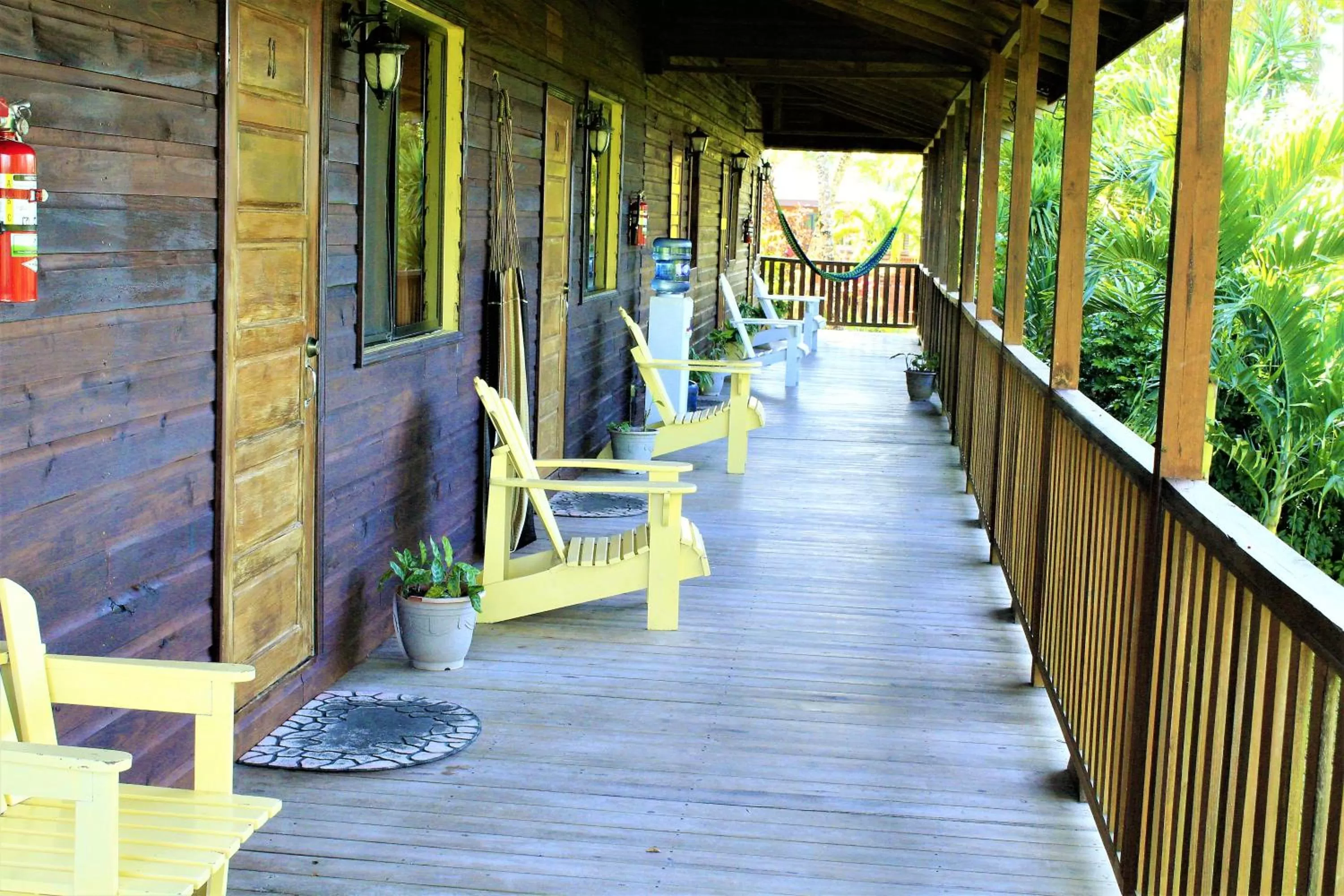 Balcony/Terrace in The Log Cab-Inn