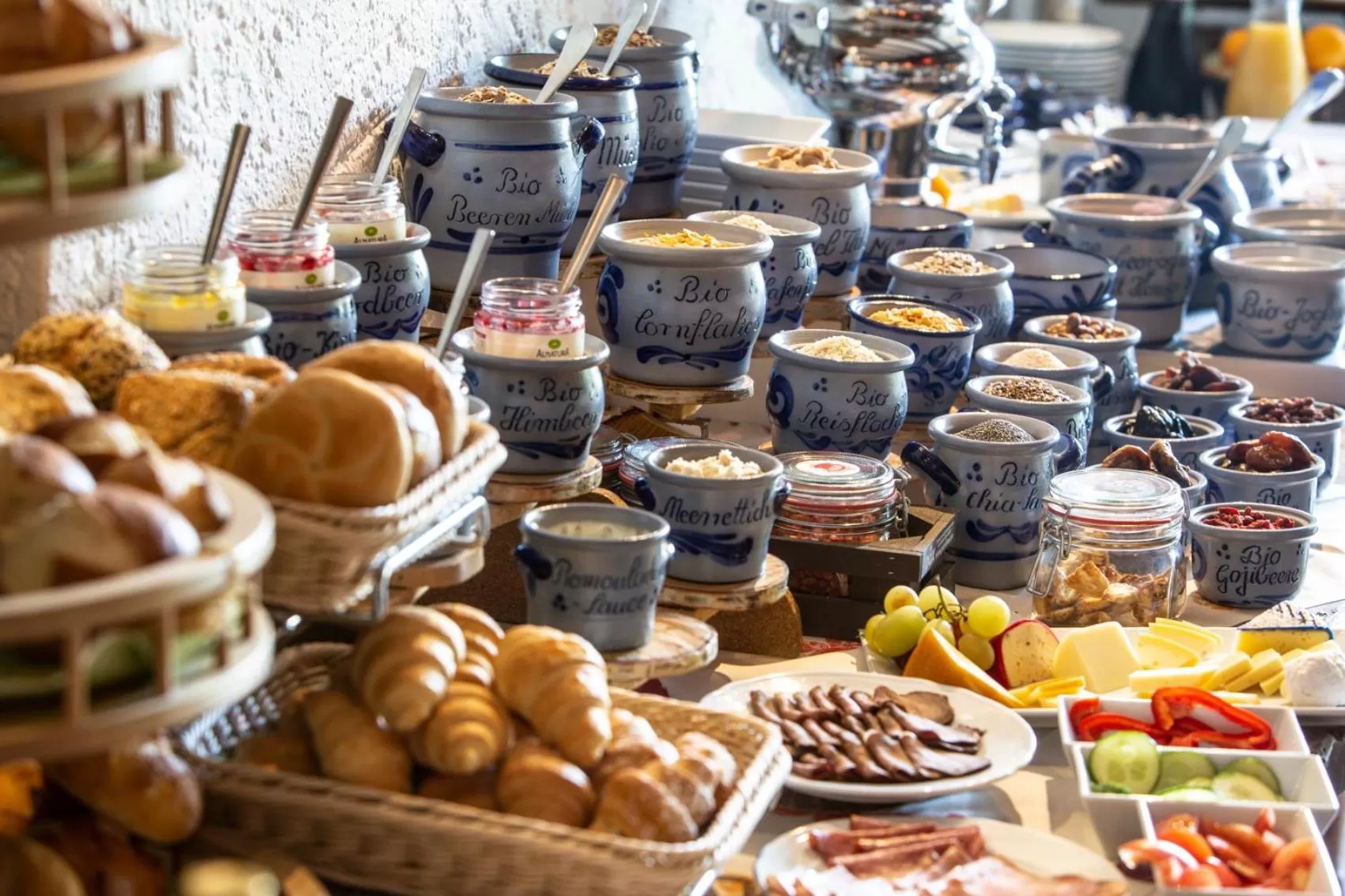 Buffet breakfast in Hotel Hüttenmühle Hillscheid