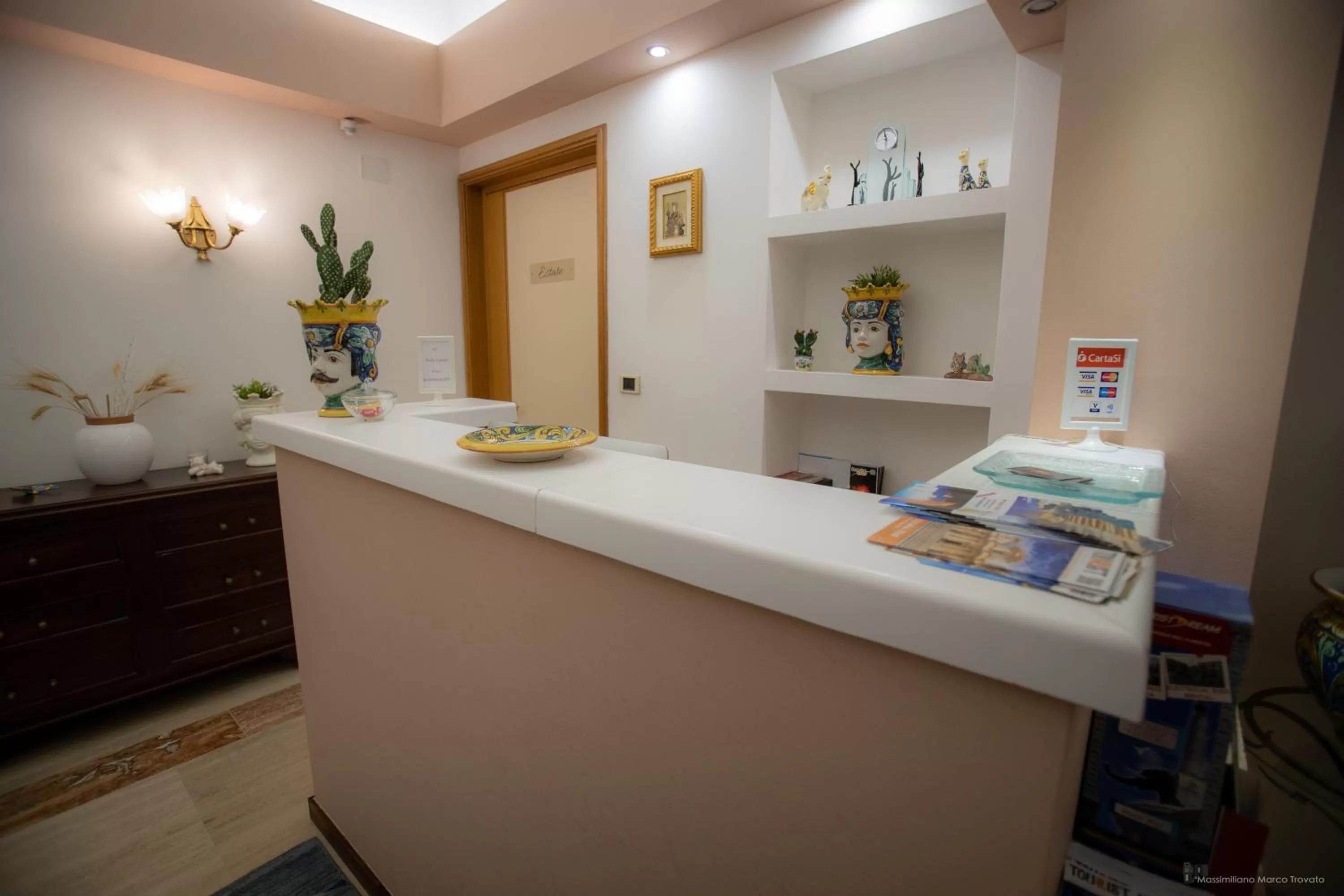 Lobby or reception in B&B Sicily Luxury