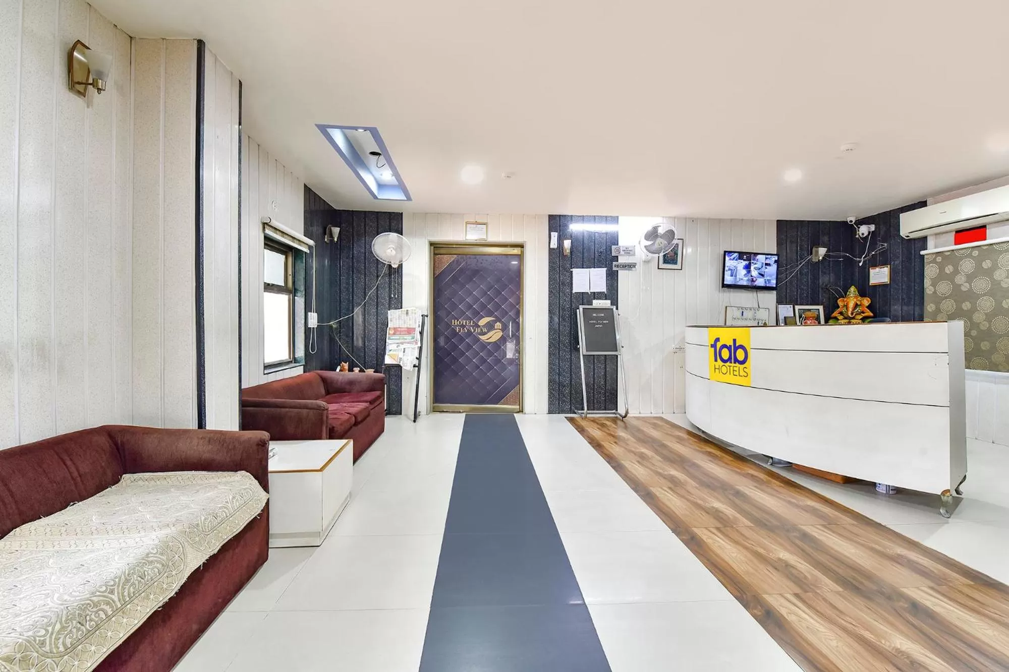 Lobby or reception in FabHotel Fly View