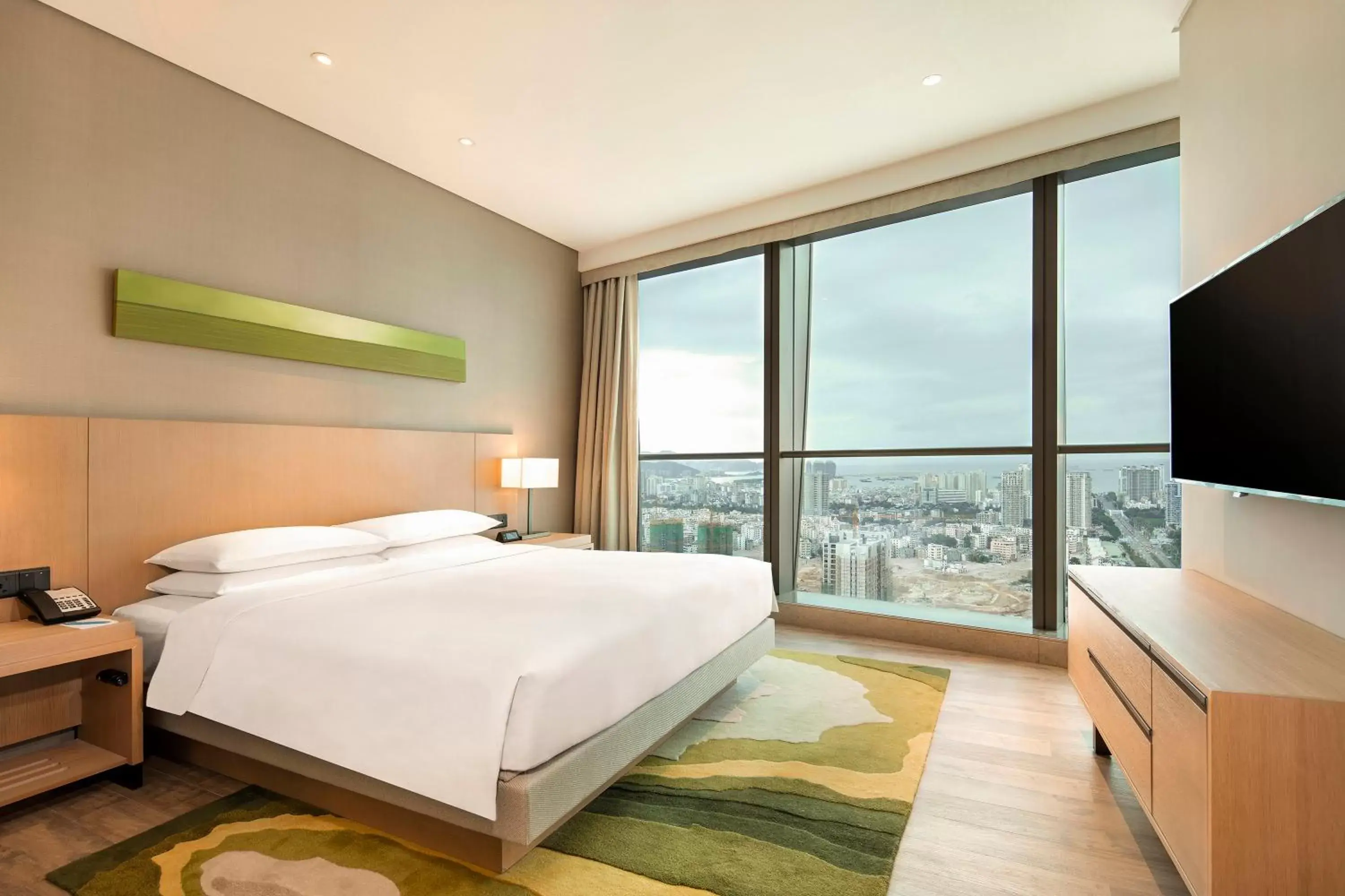 King Room with Sofa Bed and Ocean View in Hyatt Place Sanya City Center King Room with Sofa Bed and Ocean View in Hyatt Place Sanya City Center